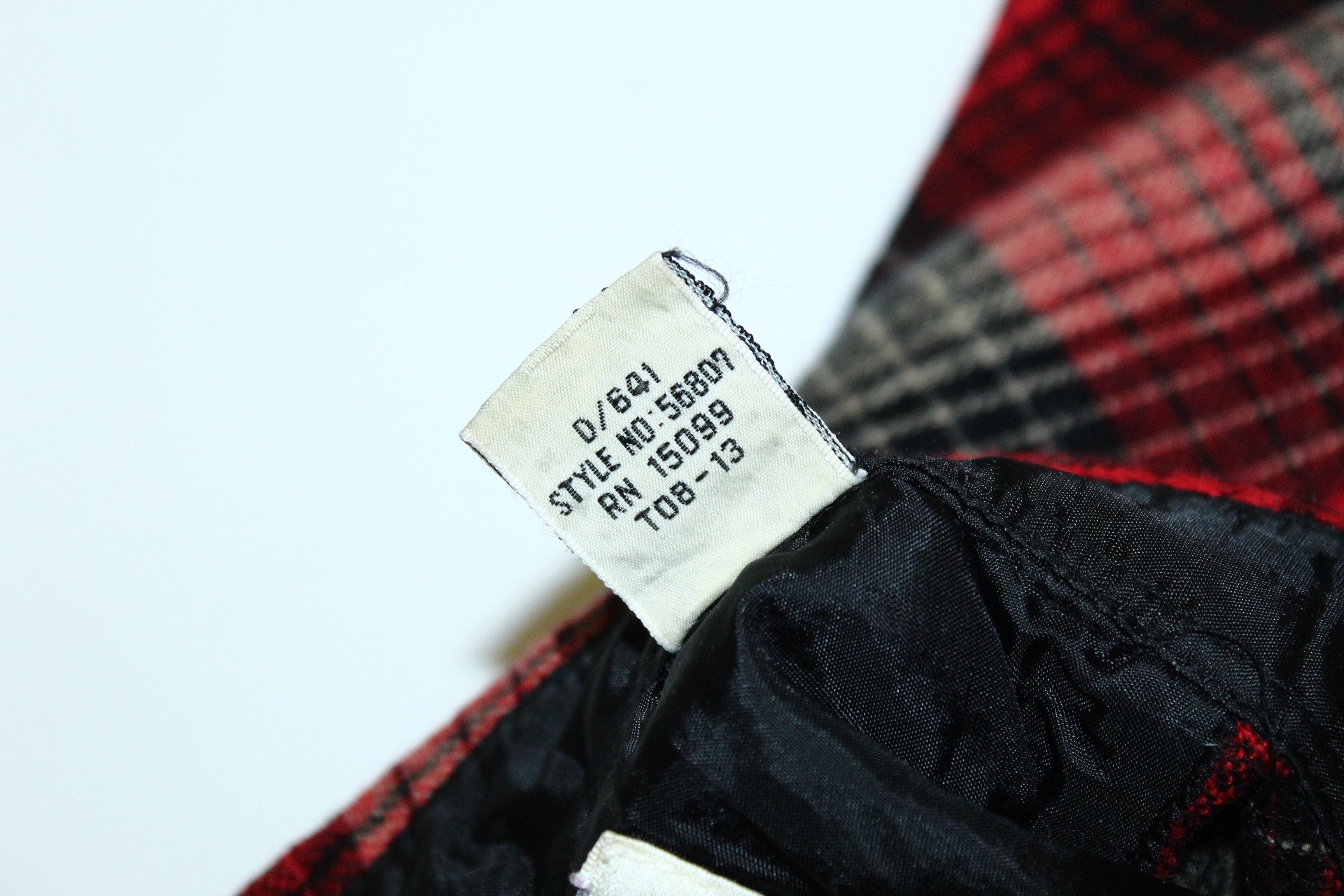 Flannel RARE 80's USA Sear's & Roebuck Plaid Wool Overshirt Size US M / EU 48-50 / 2 - 4 Thumbnail