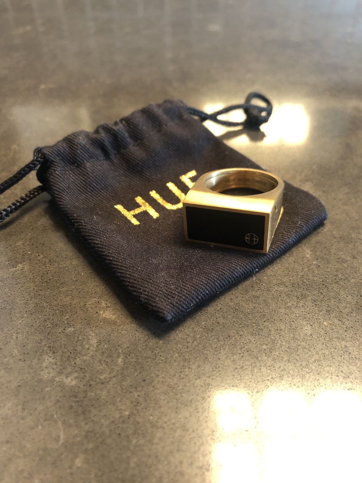 Huf HUF Circle H Stash Ring | Grailed