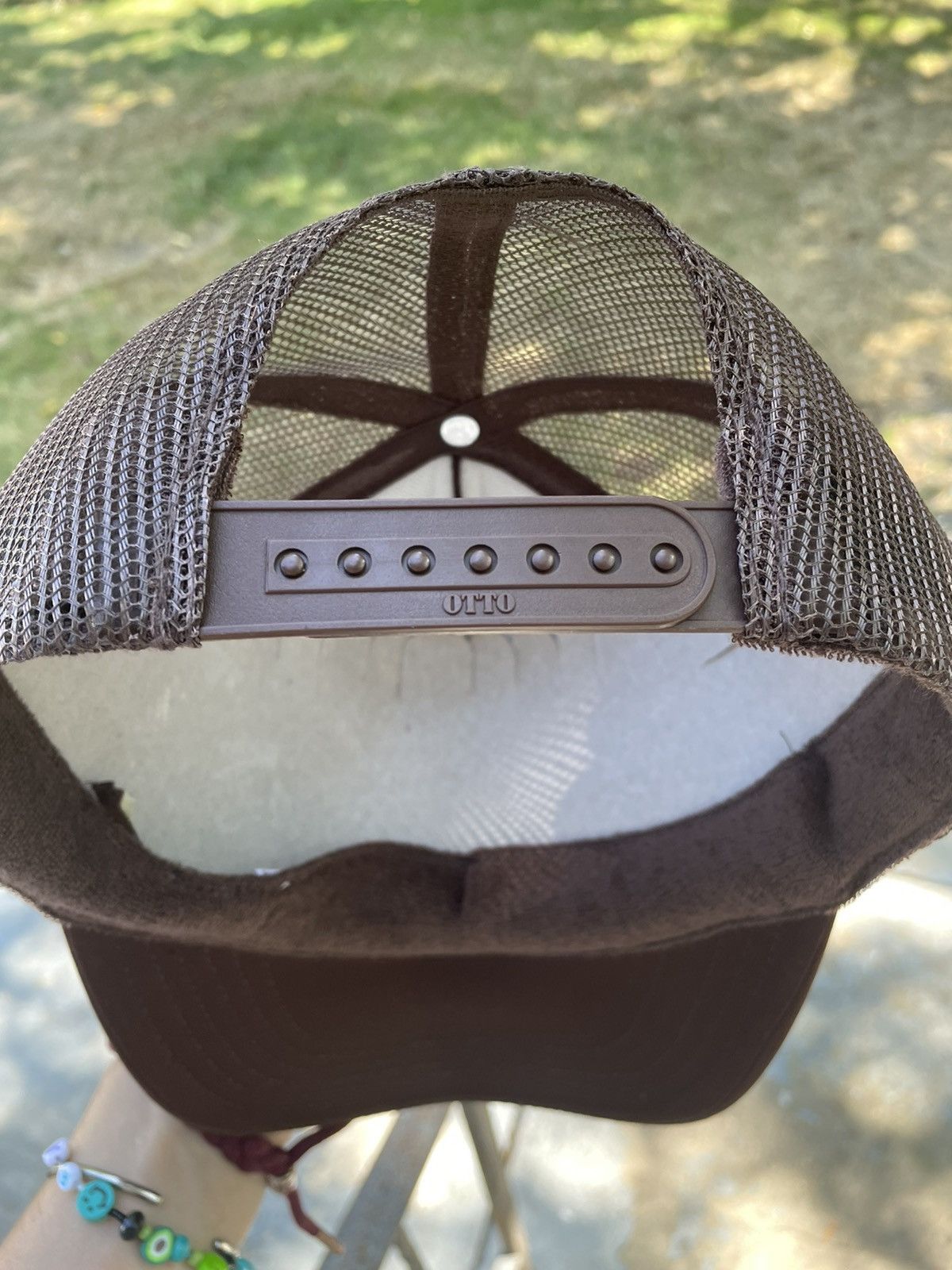 Otto I’m Faded Brown Foam Trucker Hat Funny Size ONE SIZE - 5 Thumbnail