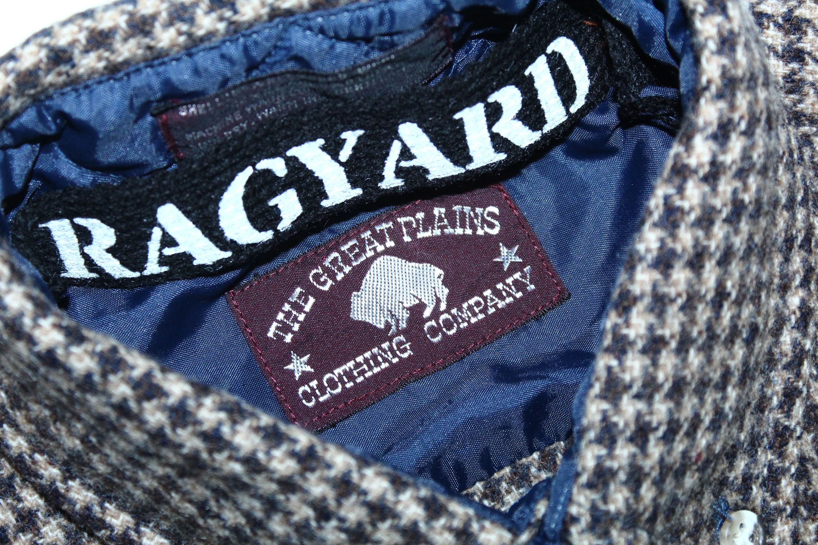 20471120 Rare Vtg RAGYARD Wool Blend Plaid Rebuild Flannel Shirt Size US M / EU 48-50 / 2 - 5 Thumbnail