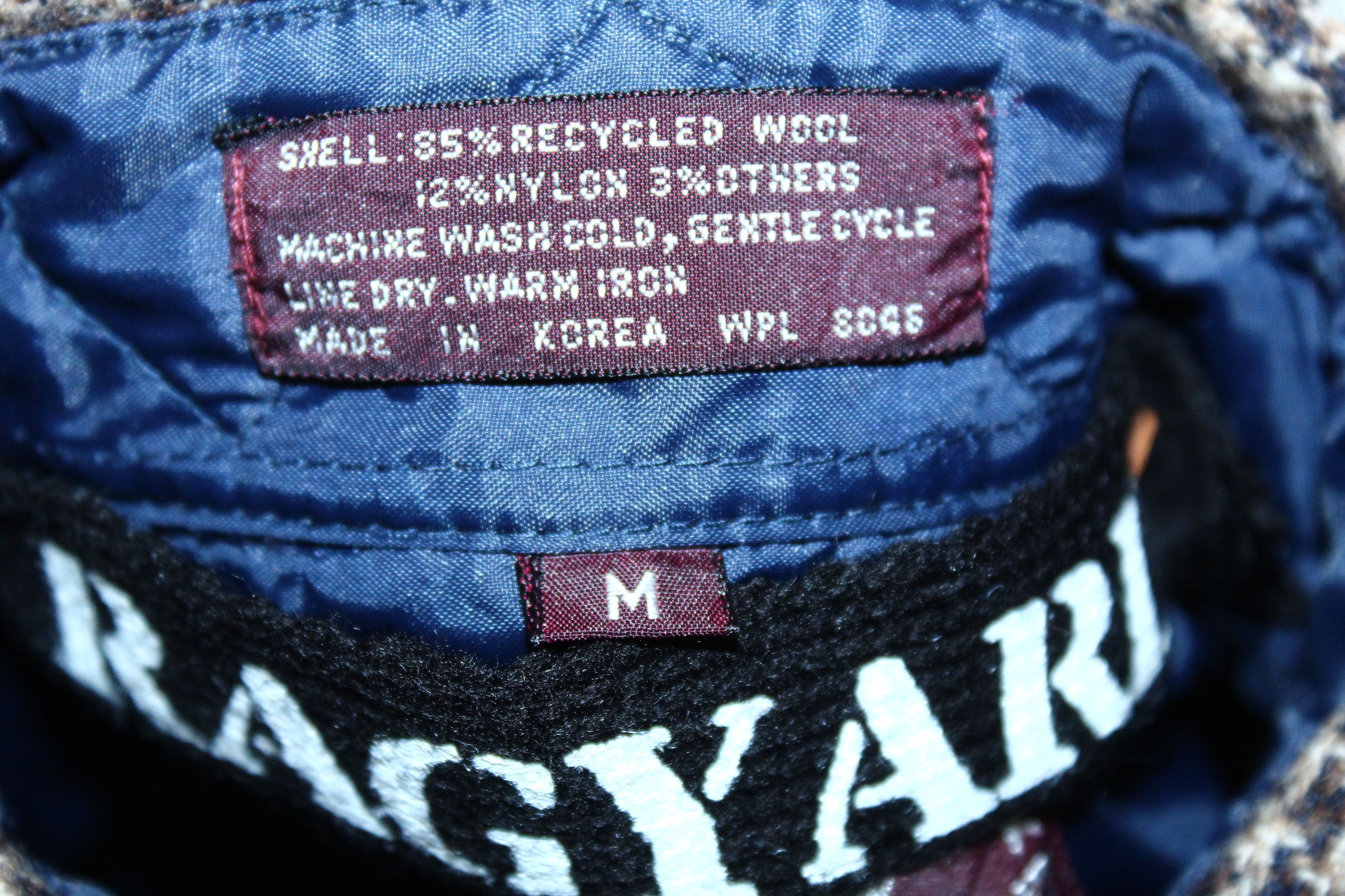 20471120 Rare Vtg RAGYARD Wool Blend Plaid Rebuild Flannel Shirt Size US M / EU 48-50 / 2 - 7 Thumbnail
