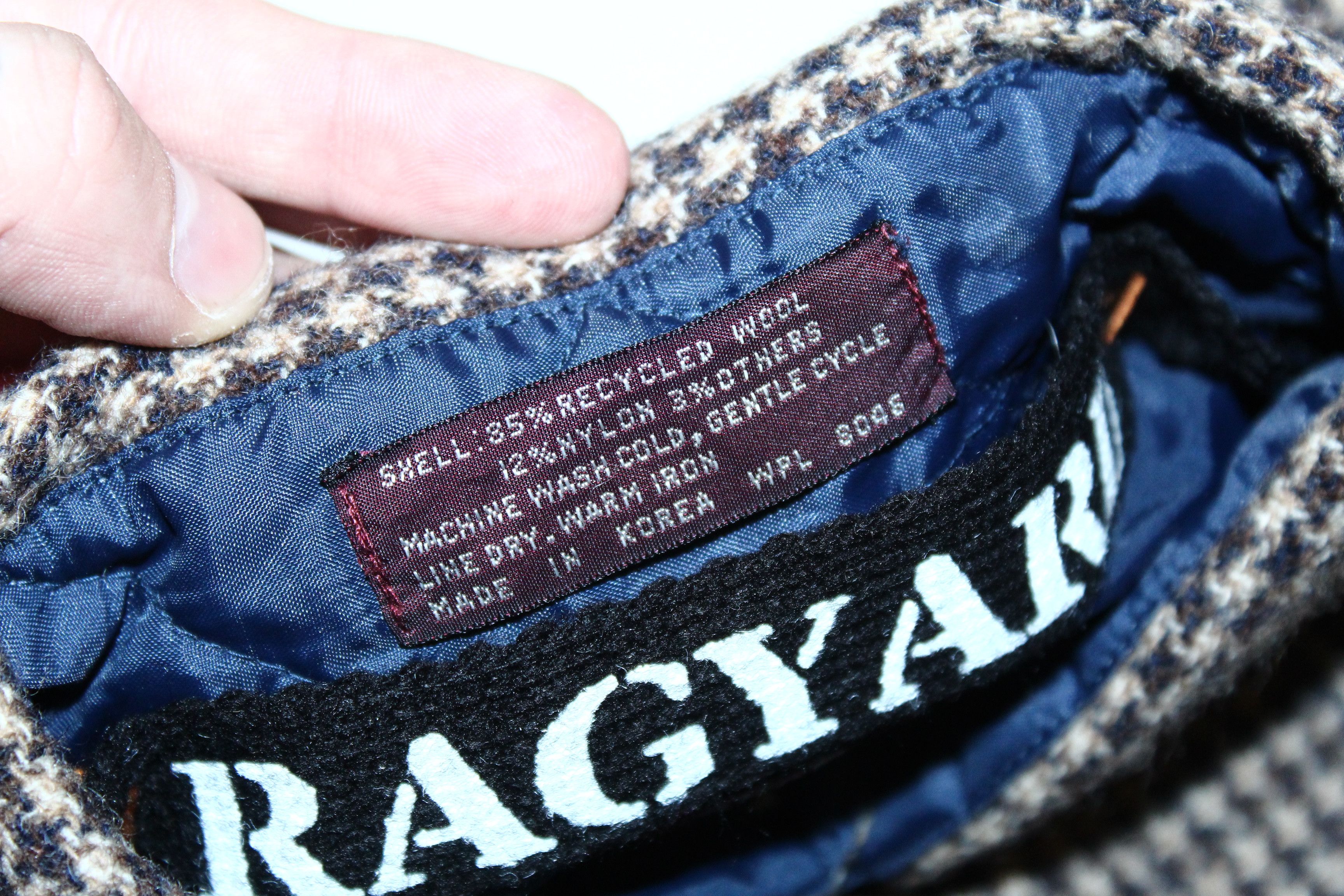 20471120 Rare Vtg RAGYARD Wool Blend Plaid Rebuild Flannel Shirt Size US M / EU 48-50 / 2 - 6 Thumbnail
