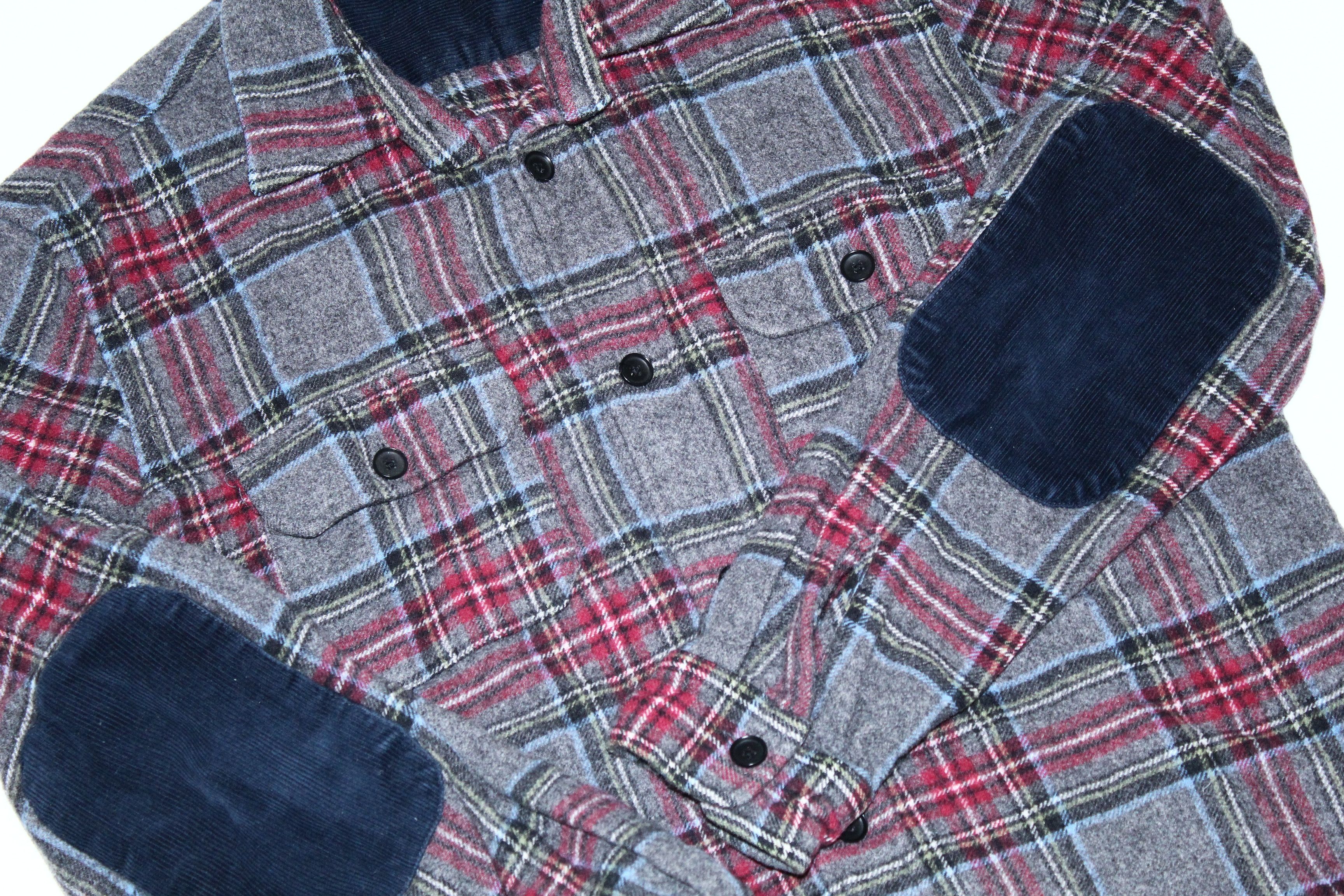 NN07 NN07 Andreas Lumberjack Plaid Brush Wool Overshirt Size US M / EU 48-50 / 2 - 4 Thumbnail