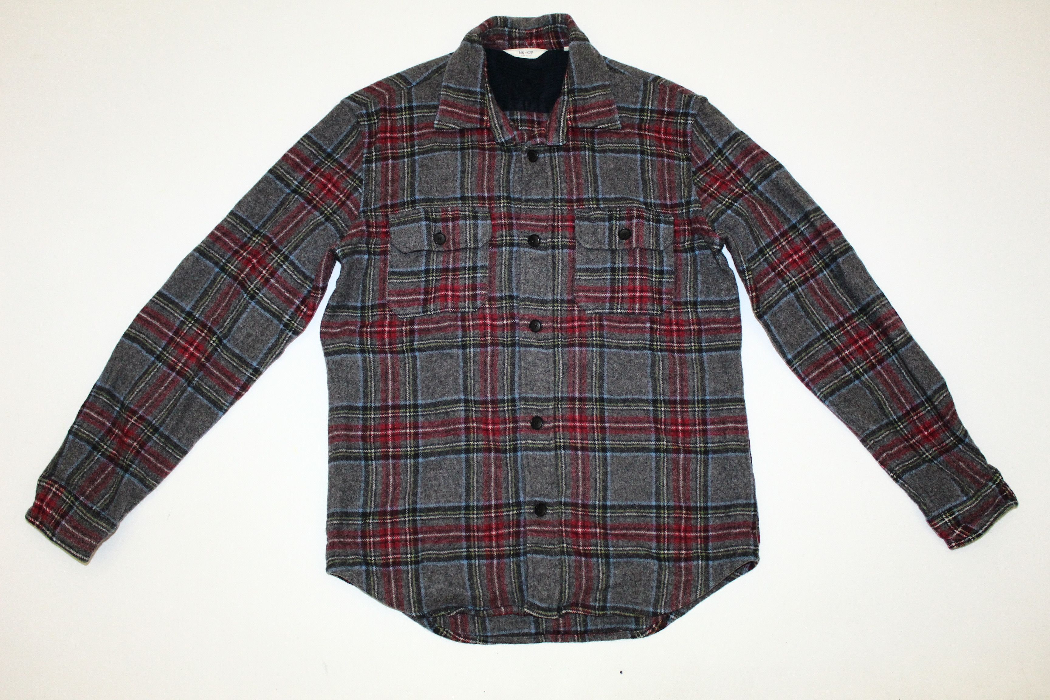 NN07 NN07 Andreas Lumberjack Plaid Brush Wool Overshirt Size US M / EU 48-50 / 2 - 2 Thumbnail