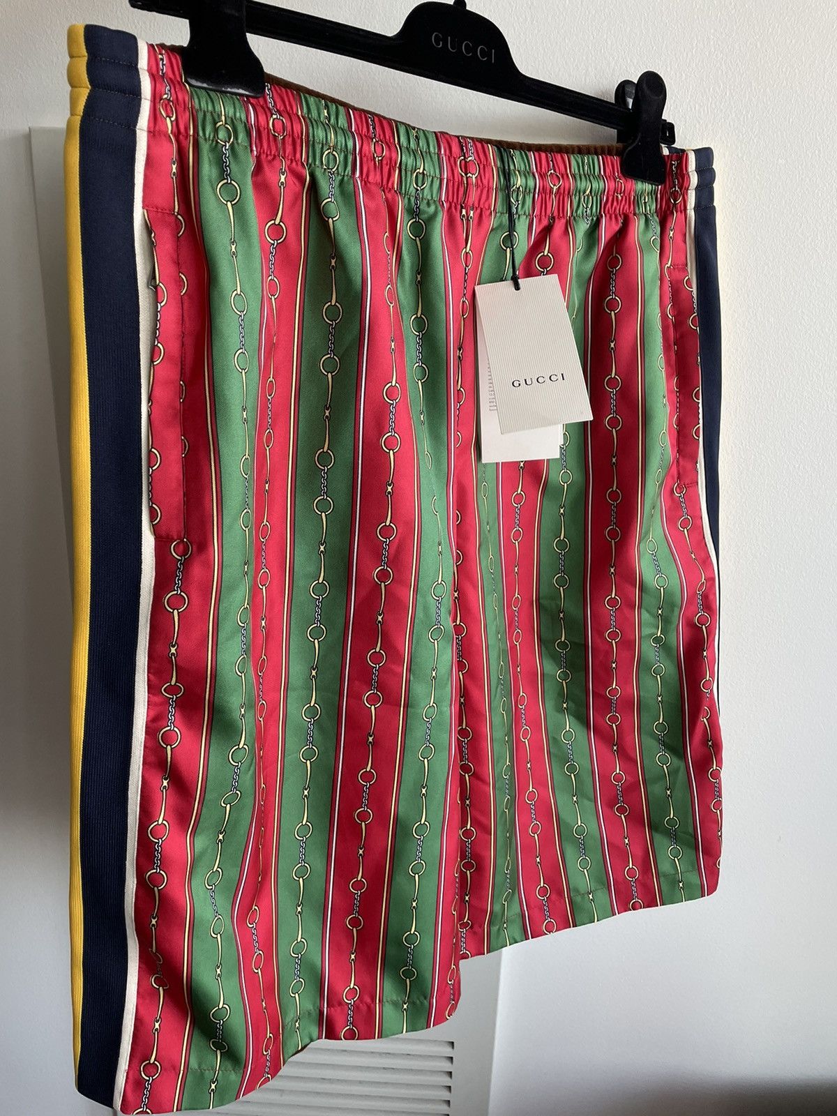 Gucci Rare $1,650 Brand New Super Runway Velvet Horsebit Shorts Size US 34 / EU 50 - 24 Thumbnail