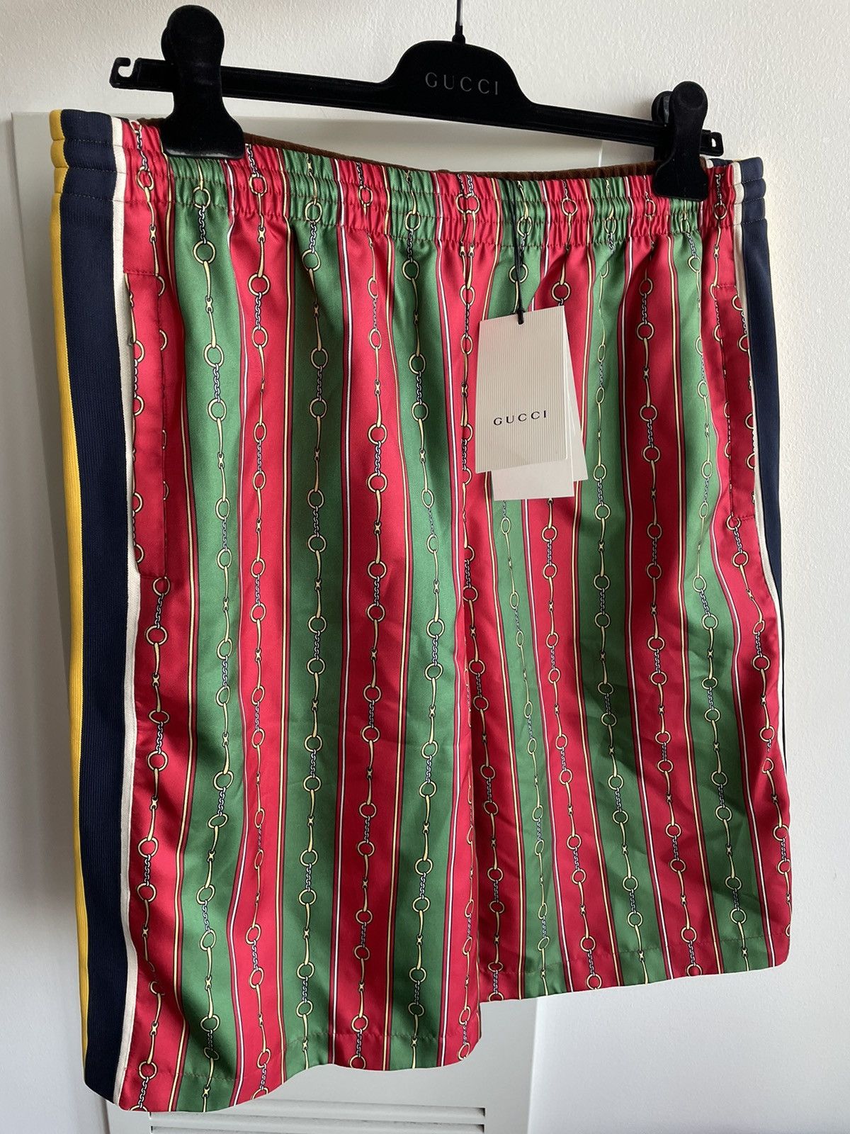 Gucci Rare $1,650 Brand New Super Runway Velvet Horsebit Shorts Size US 34 / EU 50 - 23 Thumbnail