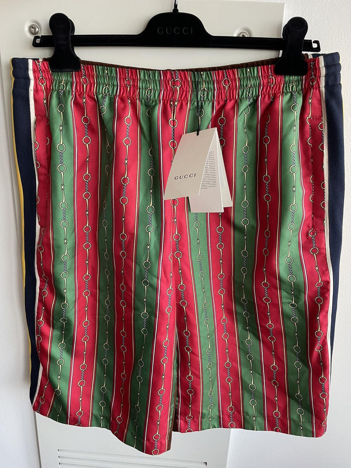 Gucci Rare $1,650 Brand New Super Runway Velvet Horsebit Shorts Size US 34 / EU 50 - 22 Thumbnail