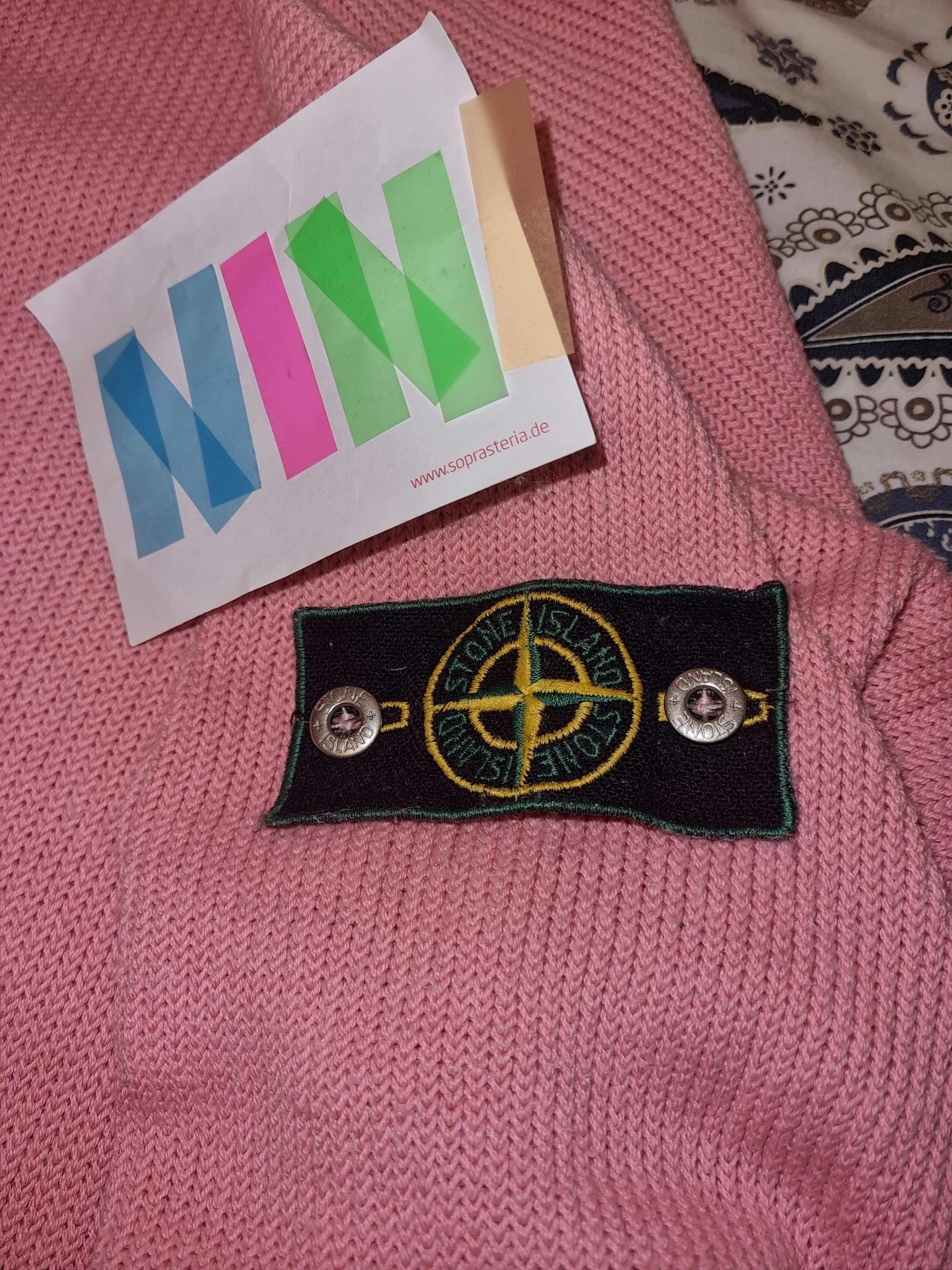 Massimo Osti × Stone Island Late 80's Vintage Knit Size US L / EU 52-54 / 3 - 2 Thumbnail