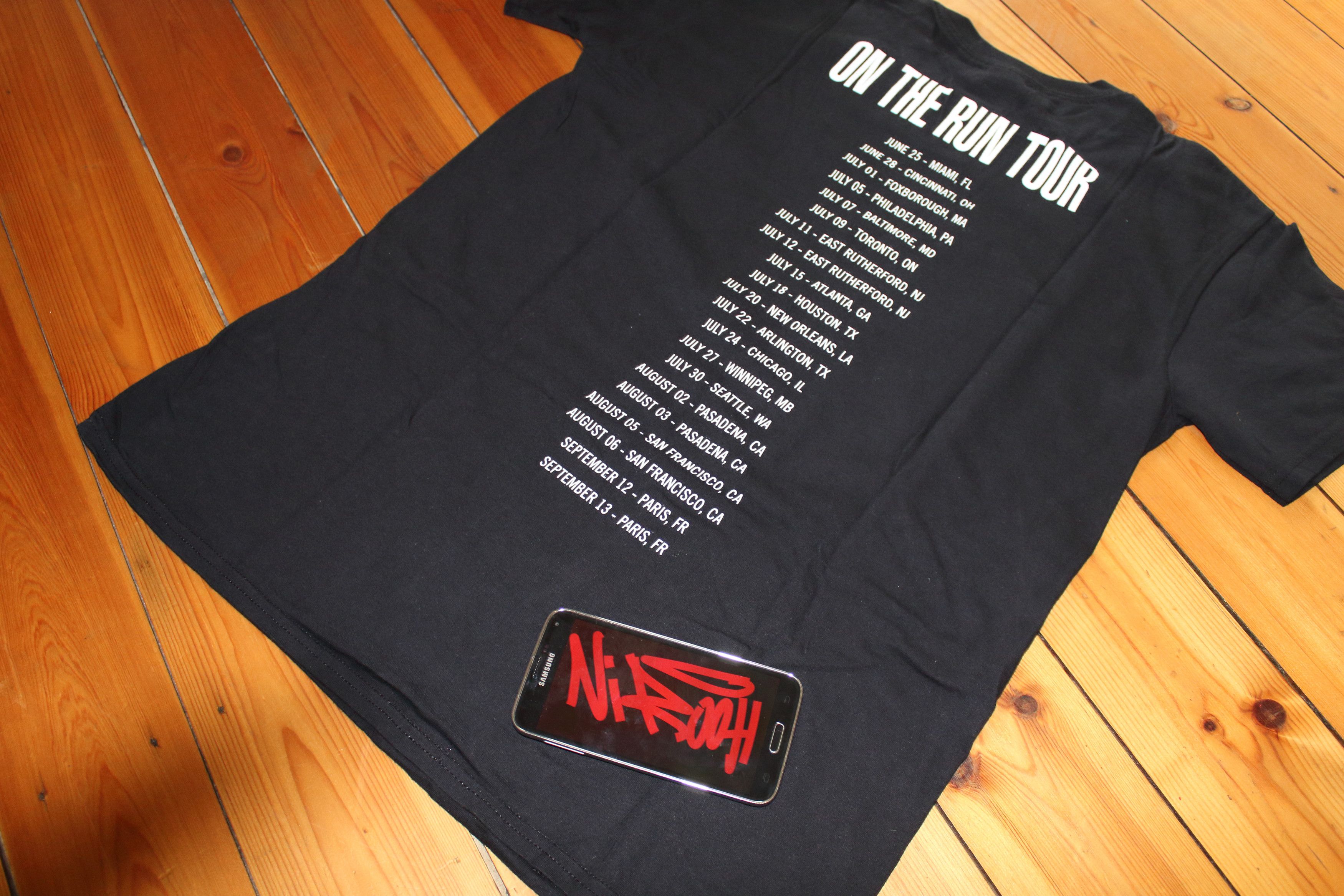 Jay-Z On the Run Tour Shirt '14 Size M Size US M / EU 48-50 / 2 - 2 Thumbnail