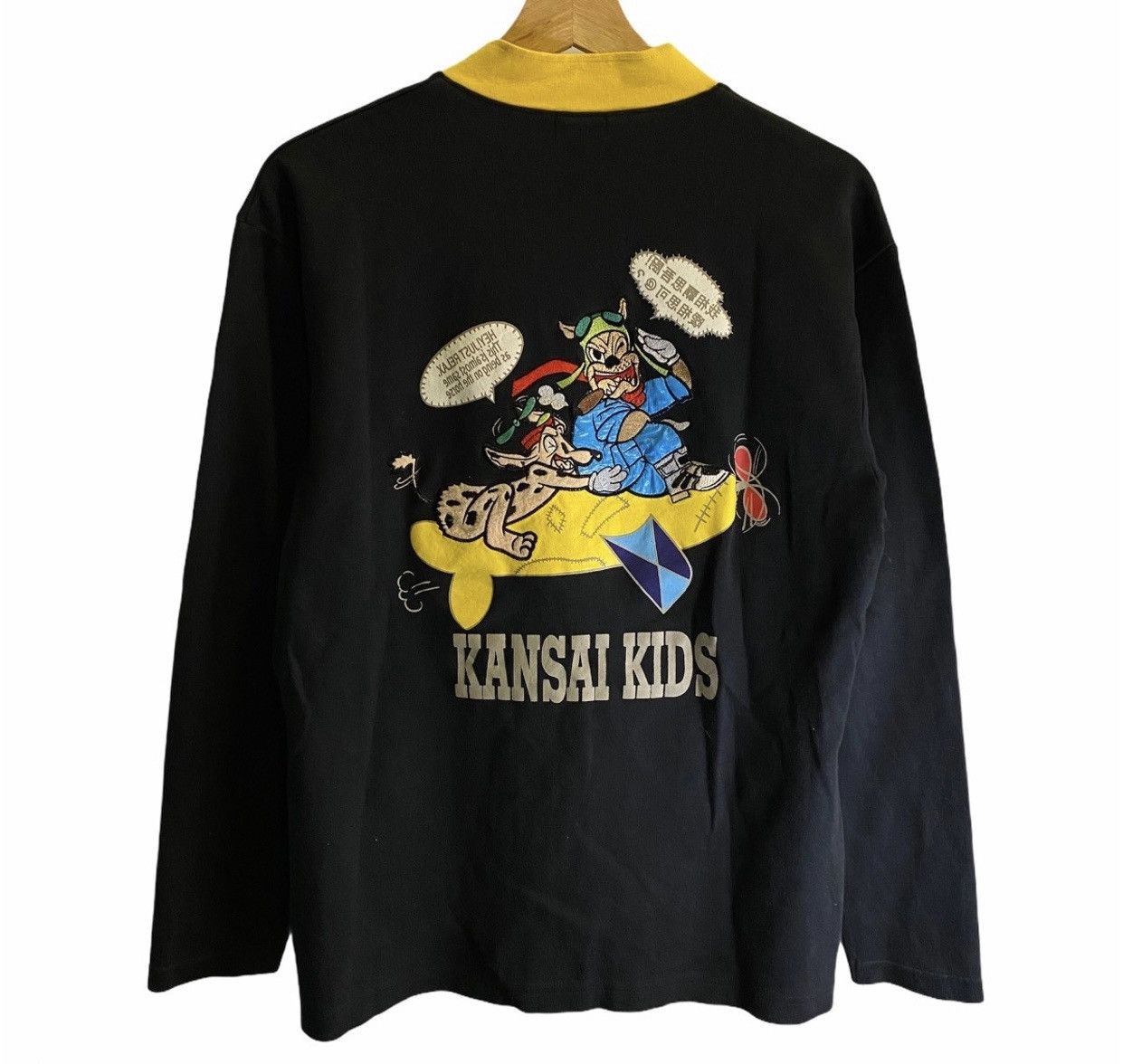 Kansai Yamamoto × Vintage VINTAGE RARE‼️Kansai Kids For Men Zipper Sweaters Size US L / EU 52-54 / 3 - 1 Thumbnail