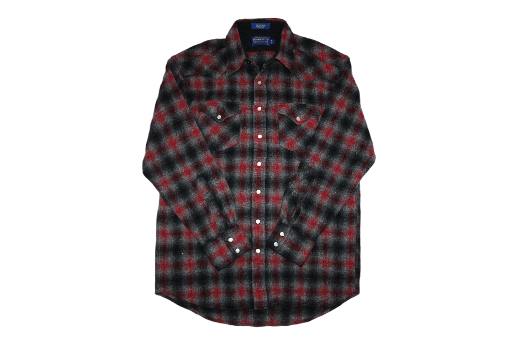 Pendleton Vtg 90's Pendleton Virgin Wool Canyon Shirt Western Plaid Size US L / EU 52-54 / 3 - 1 Thumbnail