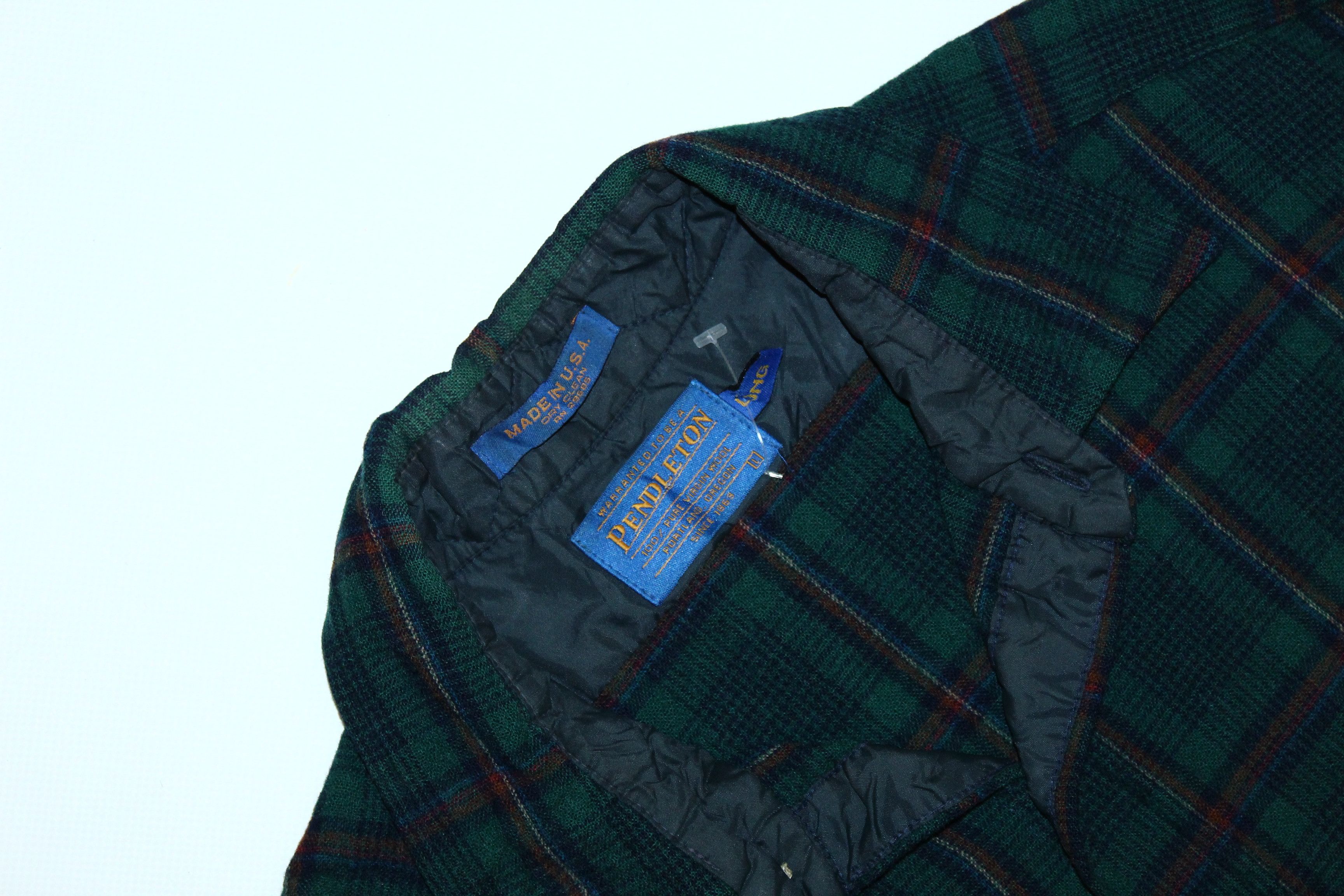 Pendleton Vtg Pendleton Pure Virgin Wool Plaid check flannel Shirt Size US L / EU 52-54 / 3 - 5 Thumbnail