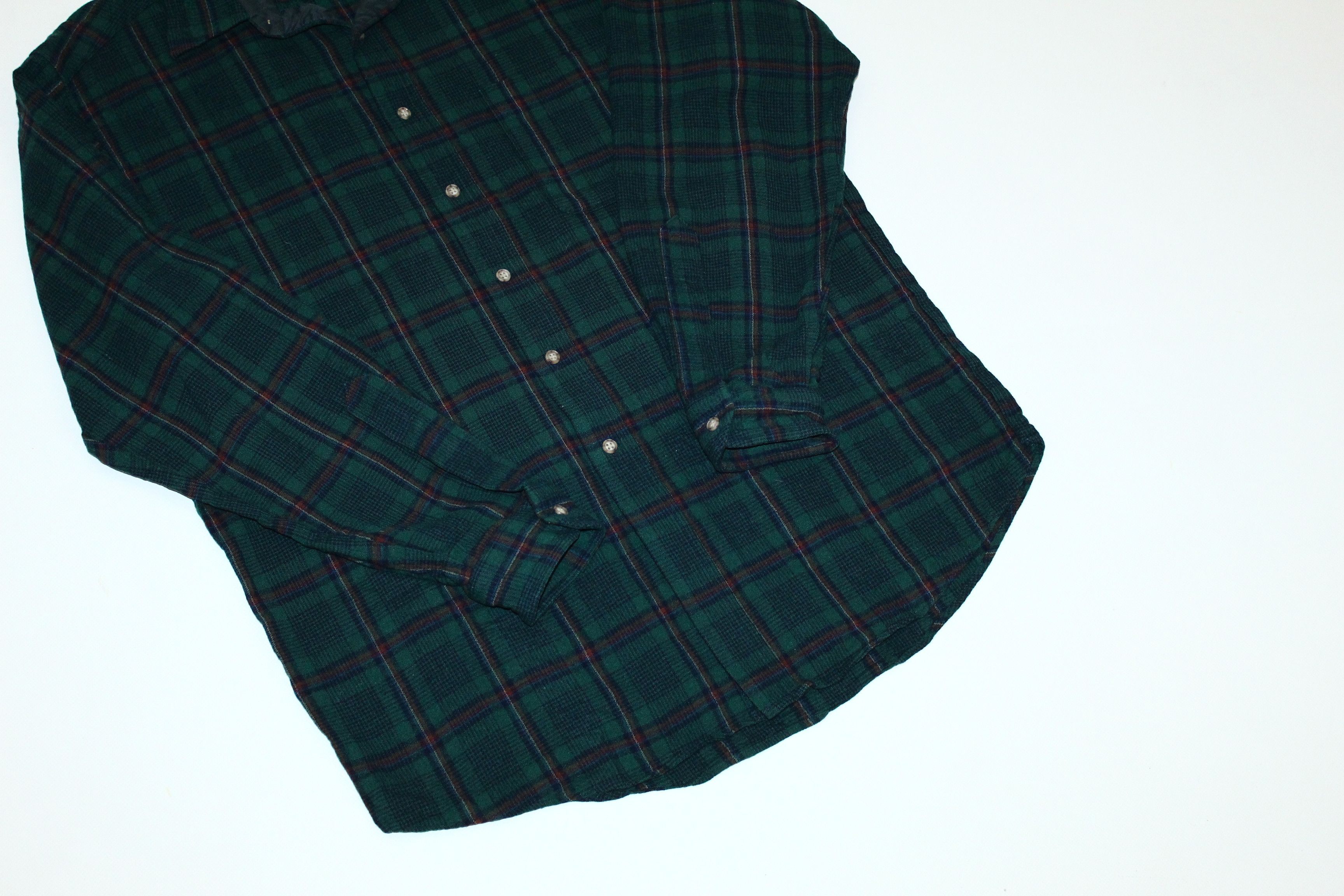 Pendleton Vtg Pendleton Pure Virgin Wool Plaid check flannel Shirt Size US L / EU 52-54 / 3 - 4 Thumbnail