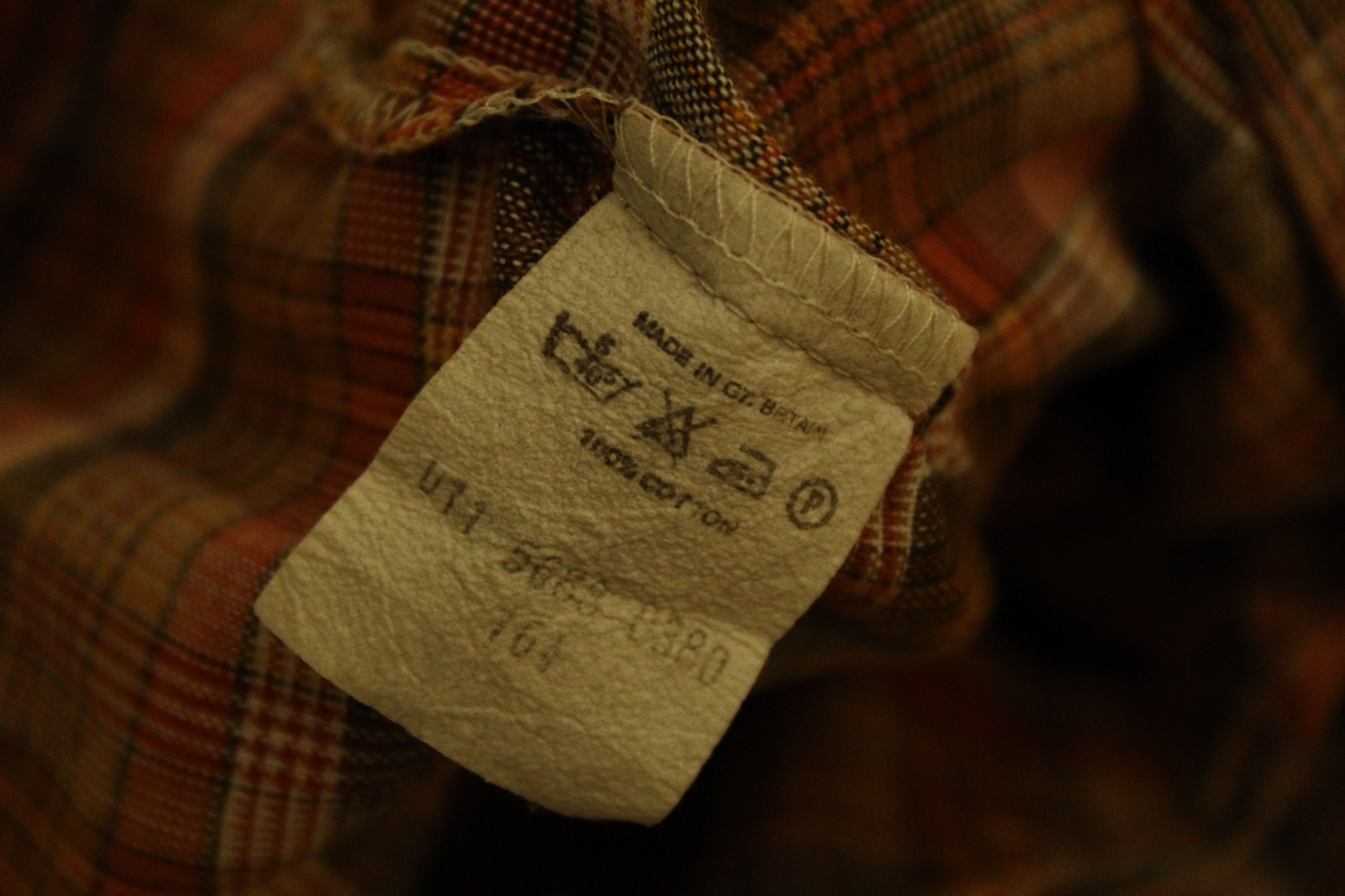 Flannel 🔥RARE🔥 Made in Gt. Britain. Levi's White Tab Flannel Shirt Size US M / EU 48-50 / 2 - 5 Thumbnail