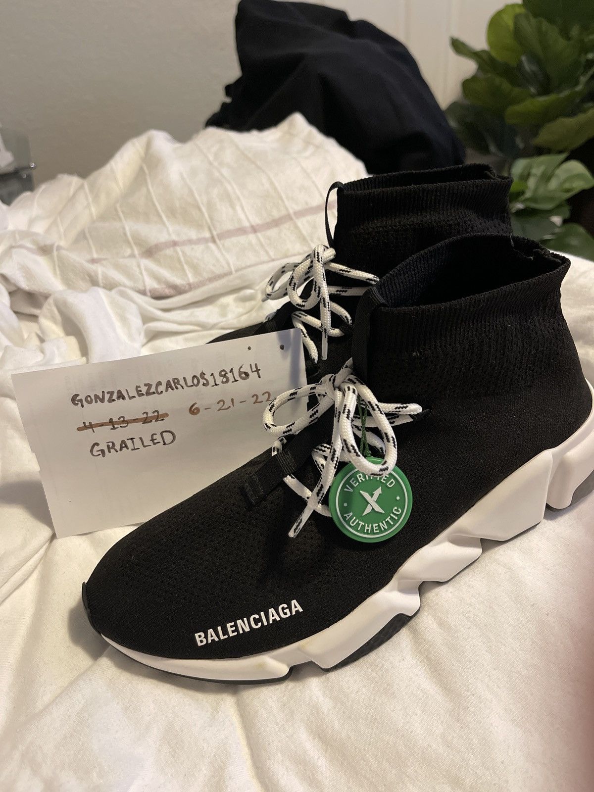 Balenciaga BALENCIAGA SPEED LACE-UP SNEAKERS Size US 9 / EU 42 - 6 Thumbnail