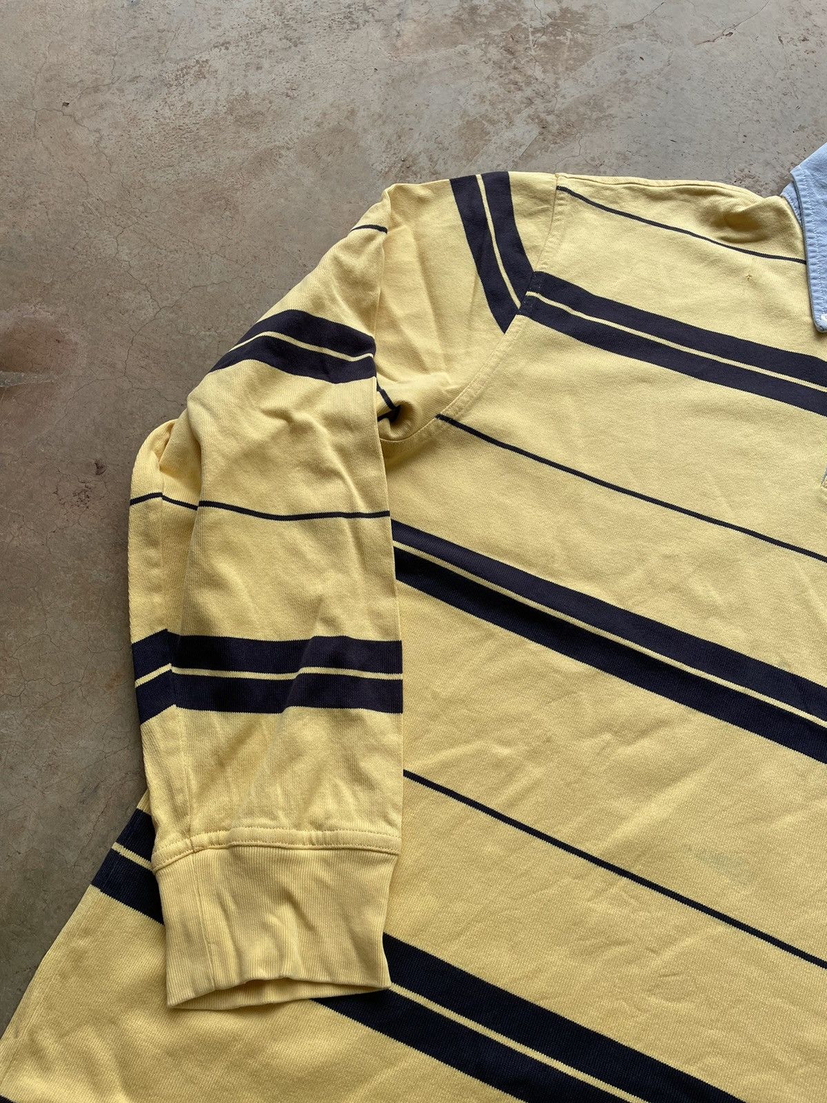 Brooks Brothers × Vintage VINTAGE BROOKS BROTHERS POLO RUGBY TEE Size US L / EU 52-54 / 3 - 3 Thumbnail