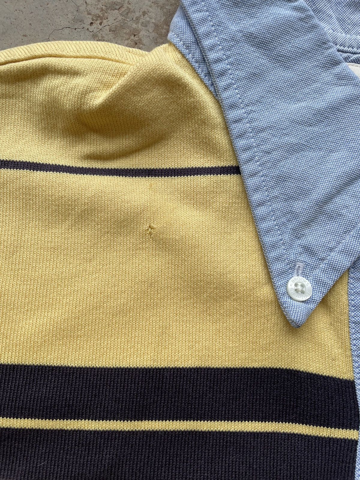 Brooks Brothers × Vintage VINTAGE BROOKS BROTHERS POLO RUGBY TEE Size US L / EU 52-54 / 3 - 4 Thumbnail