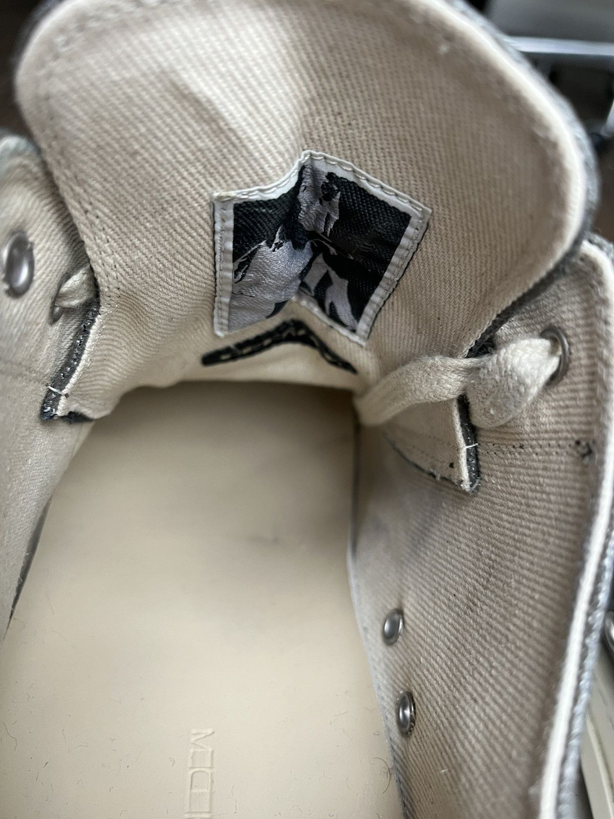 Rick Owens DRKSHDW Canvas Black Ramones (44) main image 0