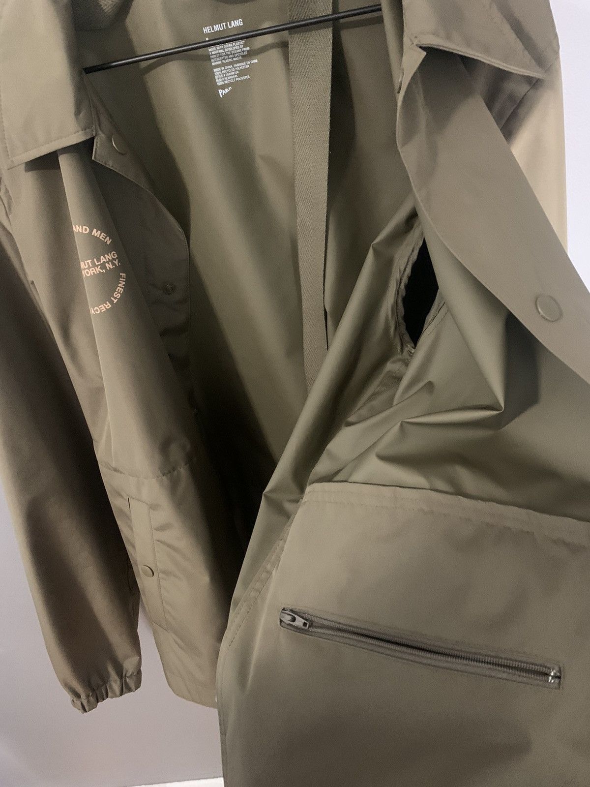 Mac Raincoat Helmut Lang Rain Jacket Helmut Lang Hooded Raincoat 