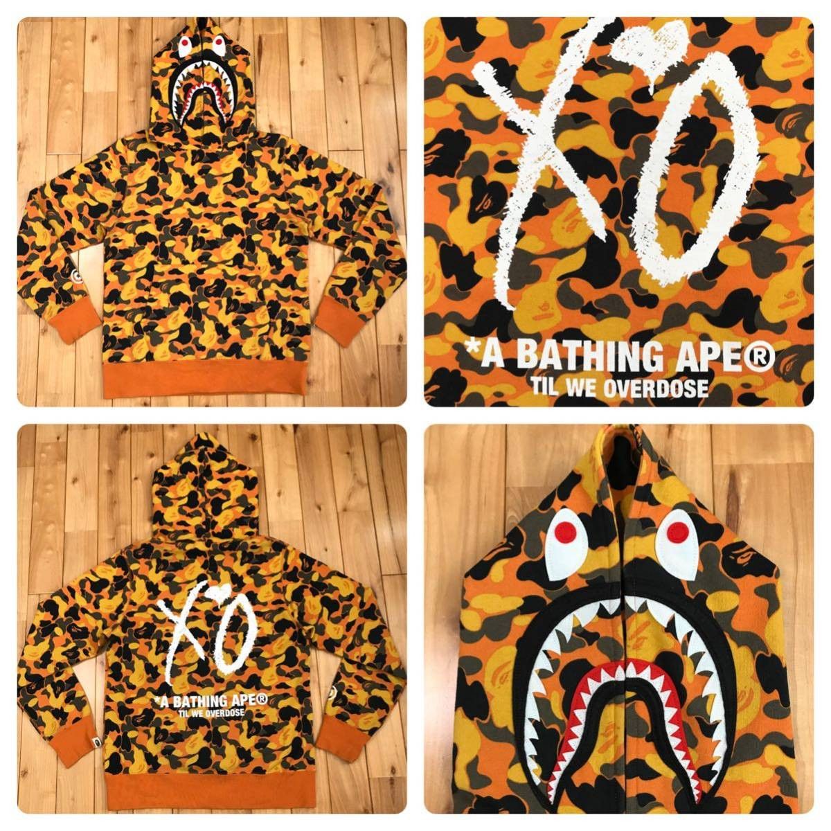 Bape 2018 BAPE × XO The Weeknd Shark full zip Hoodie | Grailed