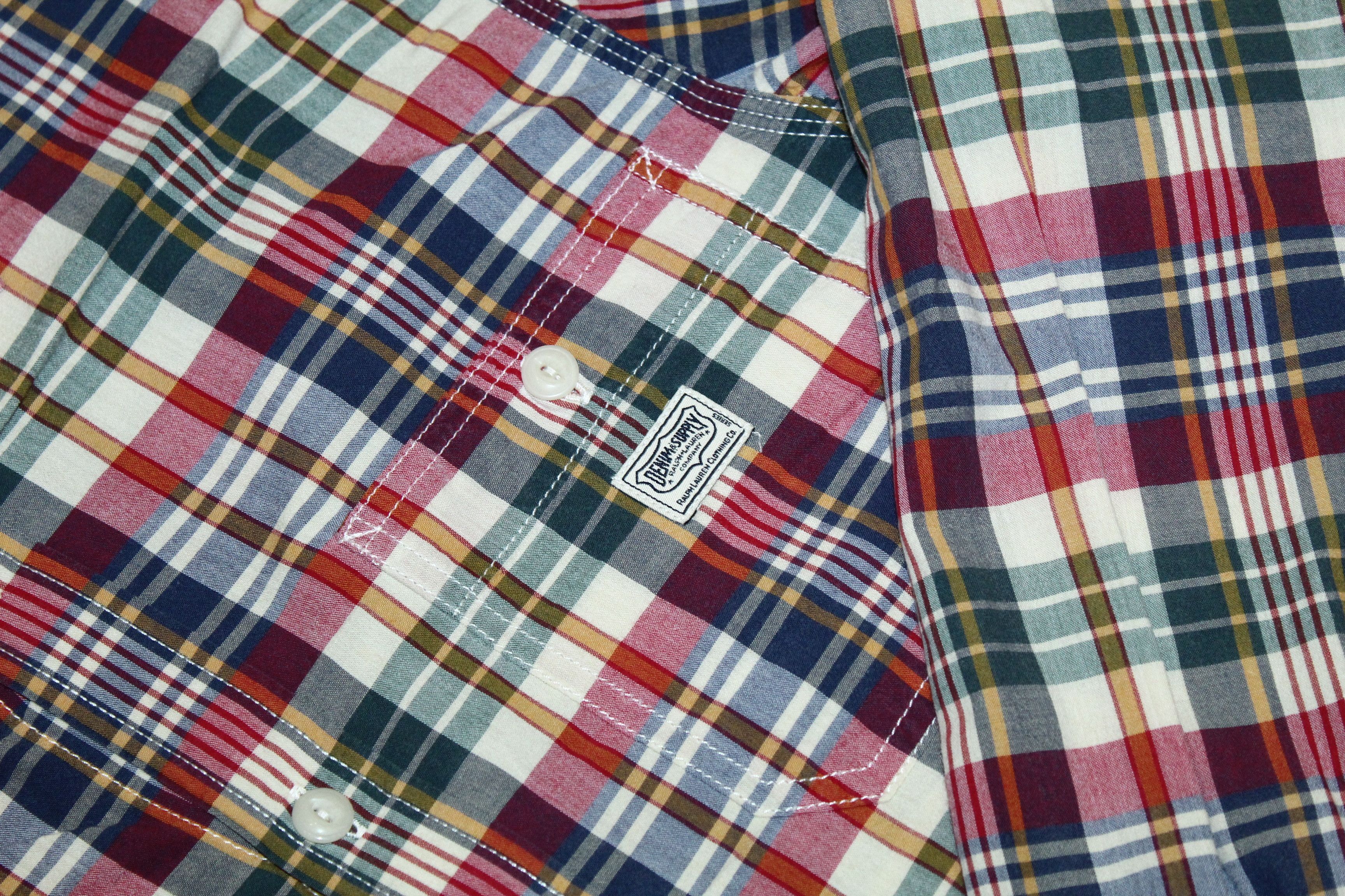 Denim & Supply Ralph Lauren Vintage Denim & Supply Ralph Lauren Madras Casual Shirt Size US M / EU 48-50 / 2 - 5 Thumbnail