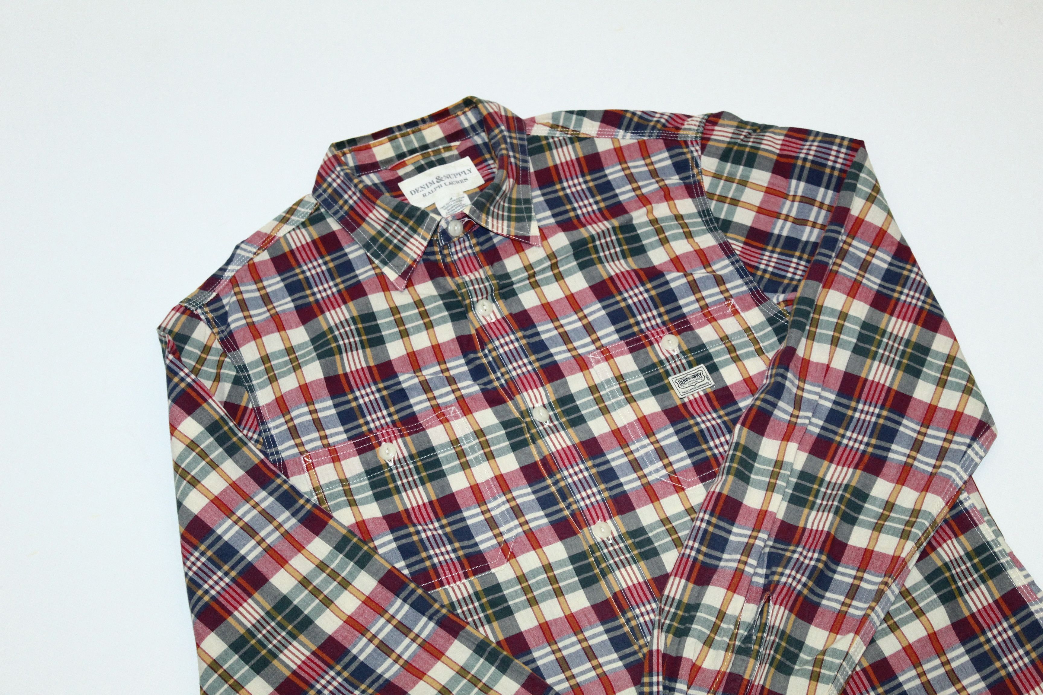 Denim & Supply Ralph Lauren Vintage Denim & Supply Ralph Lauren Madras Casual Shirt Size US M / EU 48-50 / 2 - 4 Thumbnail