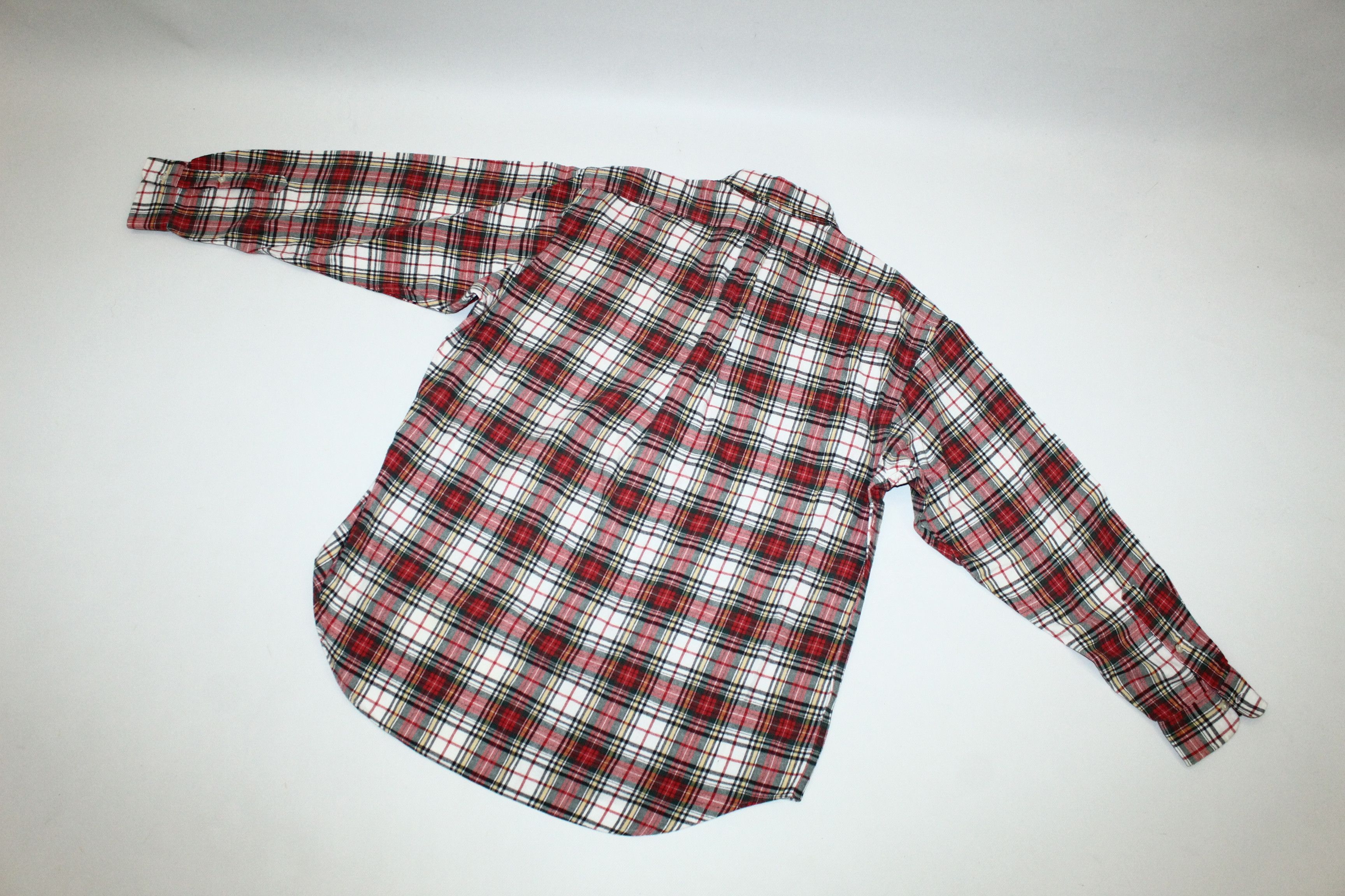 Polo Ralph Lauren RARE💥Ralph Lauren Rugged Flannel Tartan Plaid Baggy Shirt Size US XL / EU 56 / 4 - 8 Thumbnail