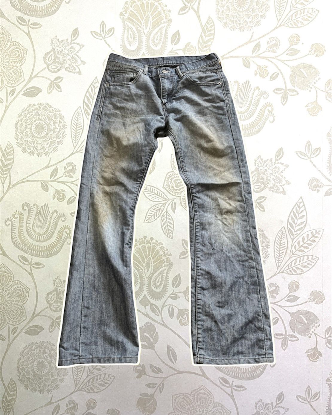Levi's × Levi's Vintage Clothing × Vintage Vintage 80s Rare Flare LEVI'S 527 Square Pockets Size US 31 - 1 Thumbnail