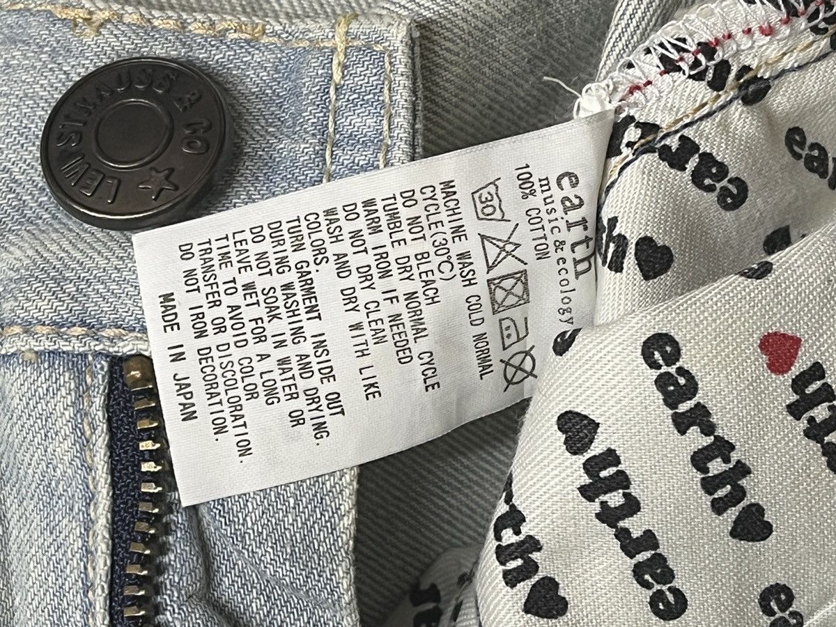 Japanese Brand × Levi's × Vintage Vintage Flare LEVI'S X EARTH MUSIC & ECOLOGY MADE IN JAPAN Size US 29 - 9 Thumbnail