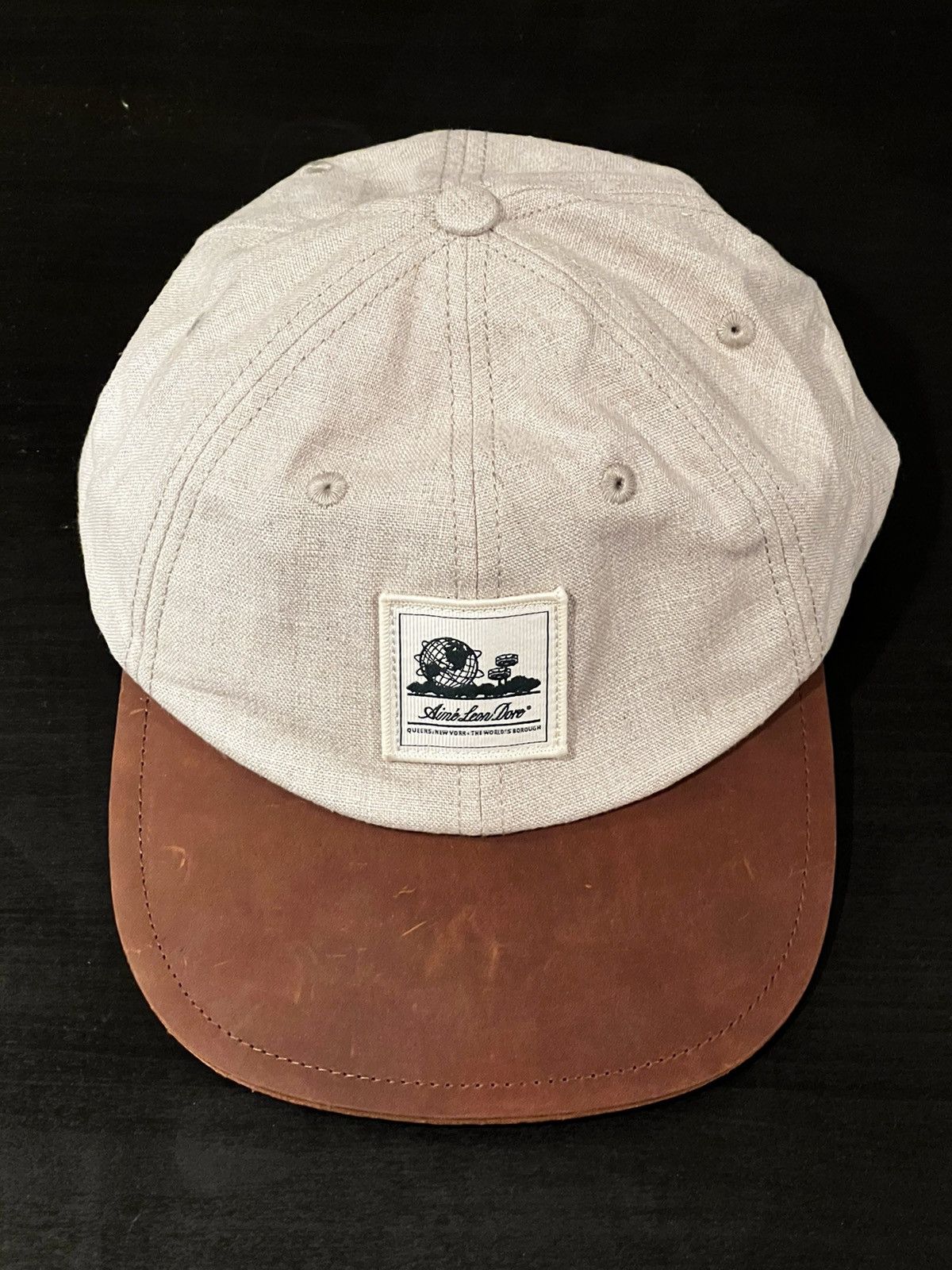 Aime Leon Dore SS22 Aimé Leon Dore Unisphere Linen Hat Tan | Grailed