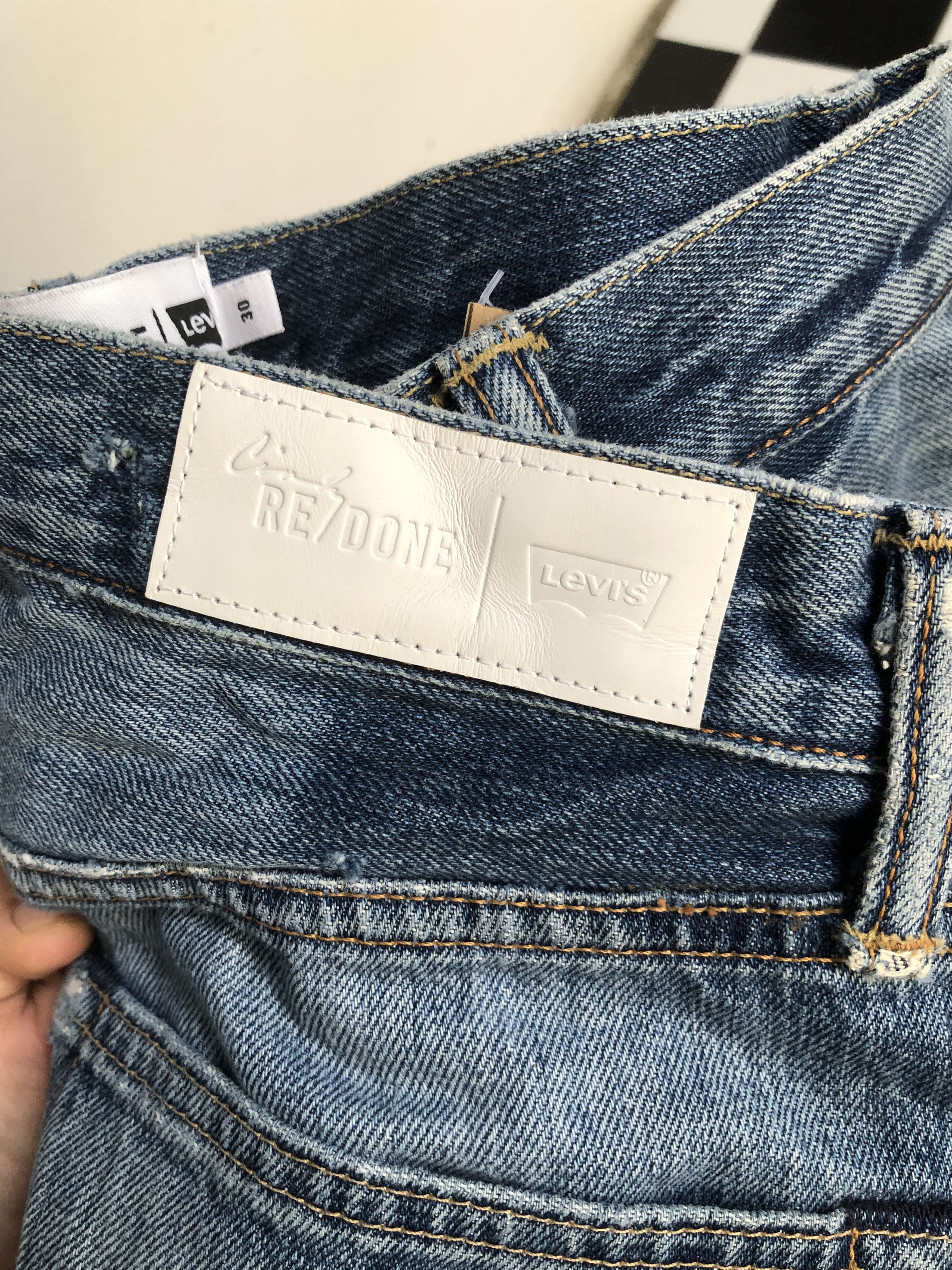 Levi's × RE/DONE Levis Re/Done The Crawford Distressed Denim Jeans L364 Size 32" / US 10 / IT 46 - 11 Thumbnail