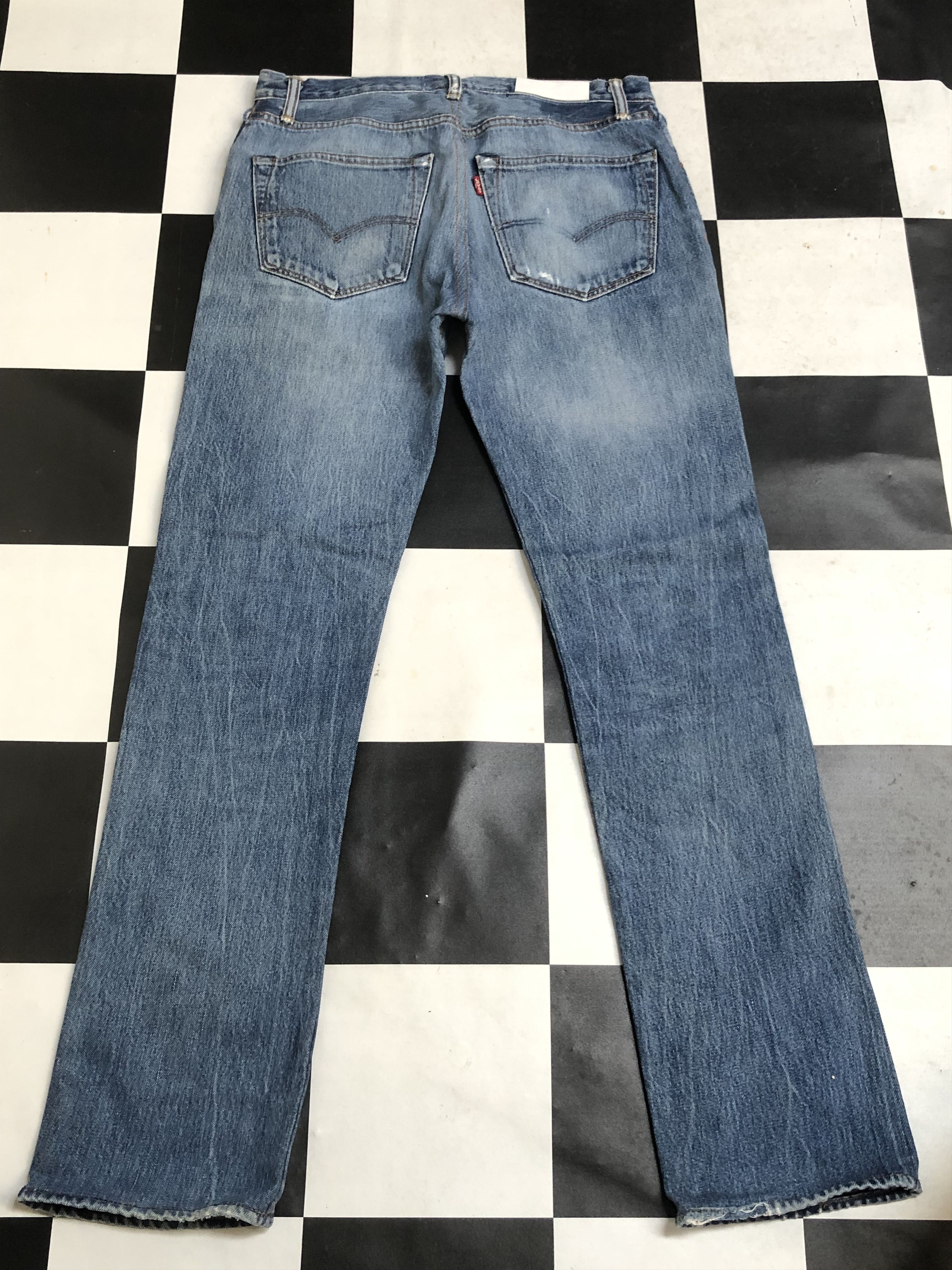Levi's × RE/DONE Levis Re/Done The Crawford Distressed Denim Jeans L364 Size 32" / US 10 / IT 46 - 2 Thumbnail