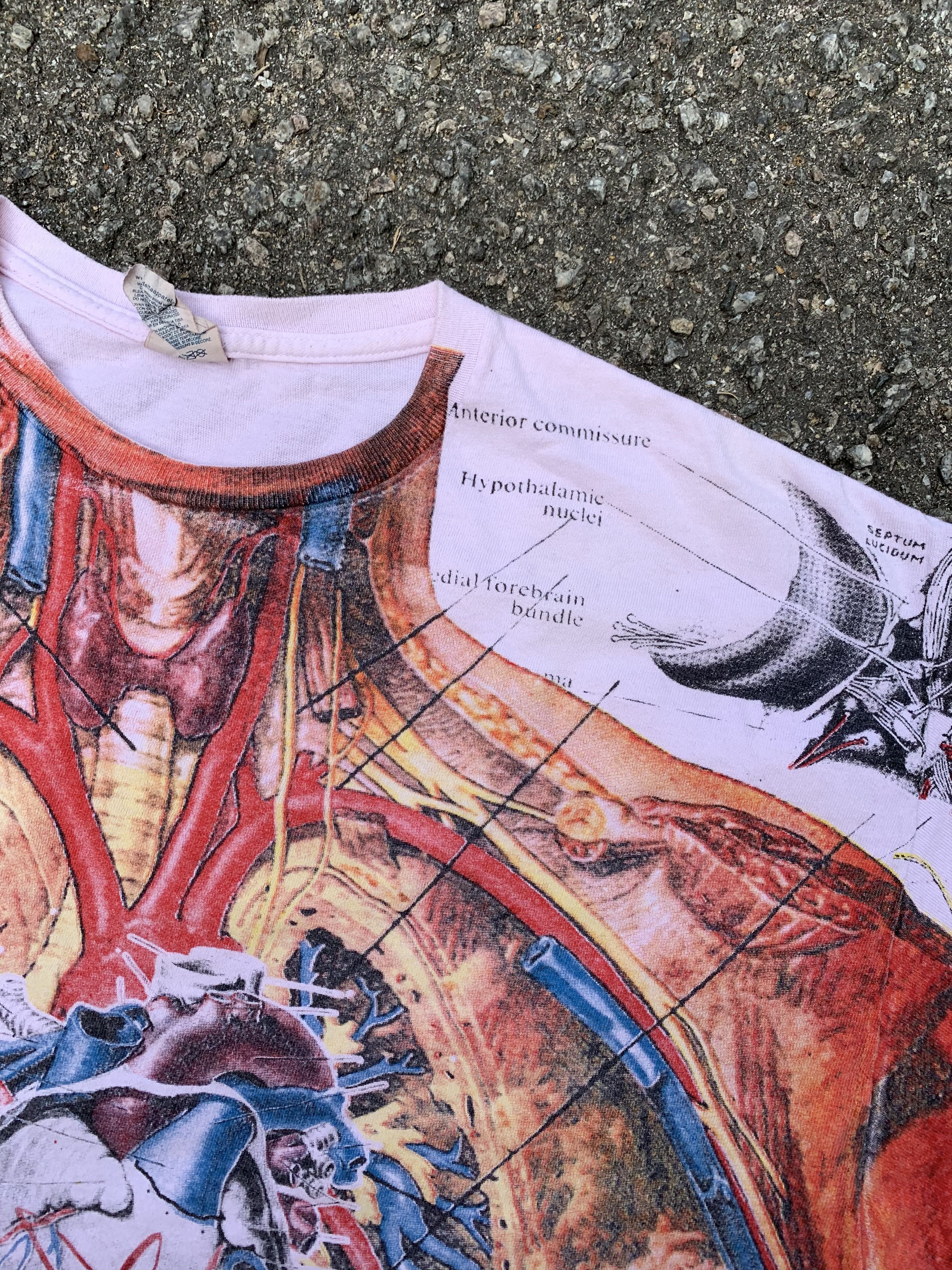 Band Tees 🔥Strung Out Punk Rock Band Fullprint Anatomy Tee Size US L / EU 52-54 / 3 - 9 Thumbnail