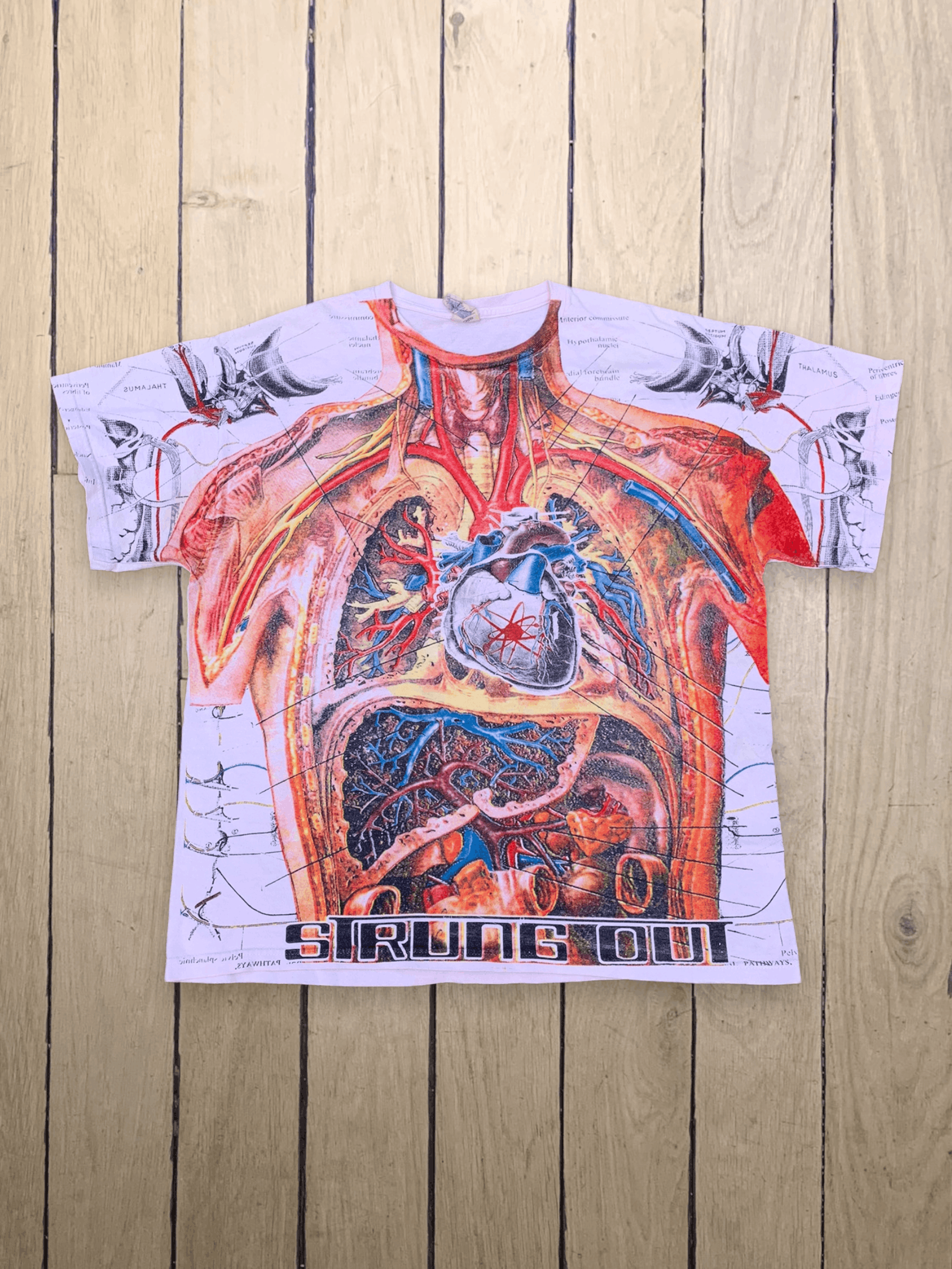 Band Tees 🔥Strung Out Punk Rock Band Fullprint Anatomy Tee Size US L / EU 52-54 / 3 - 1 Thumbnail