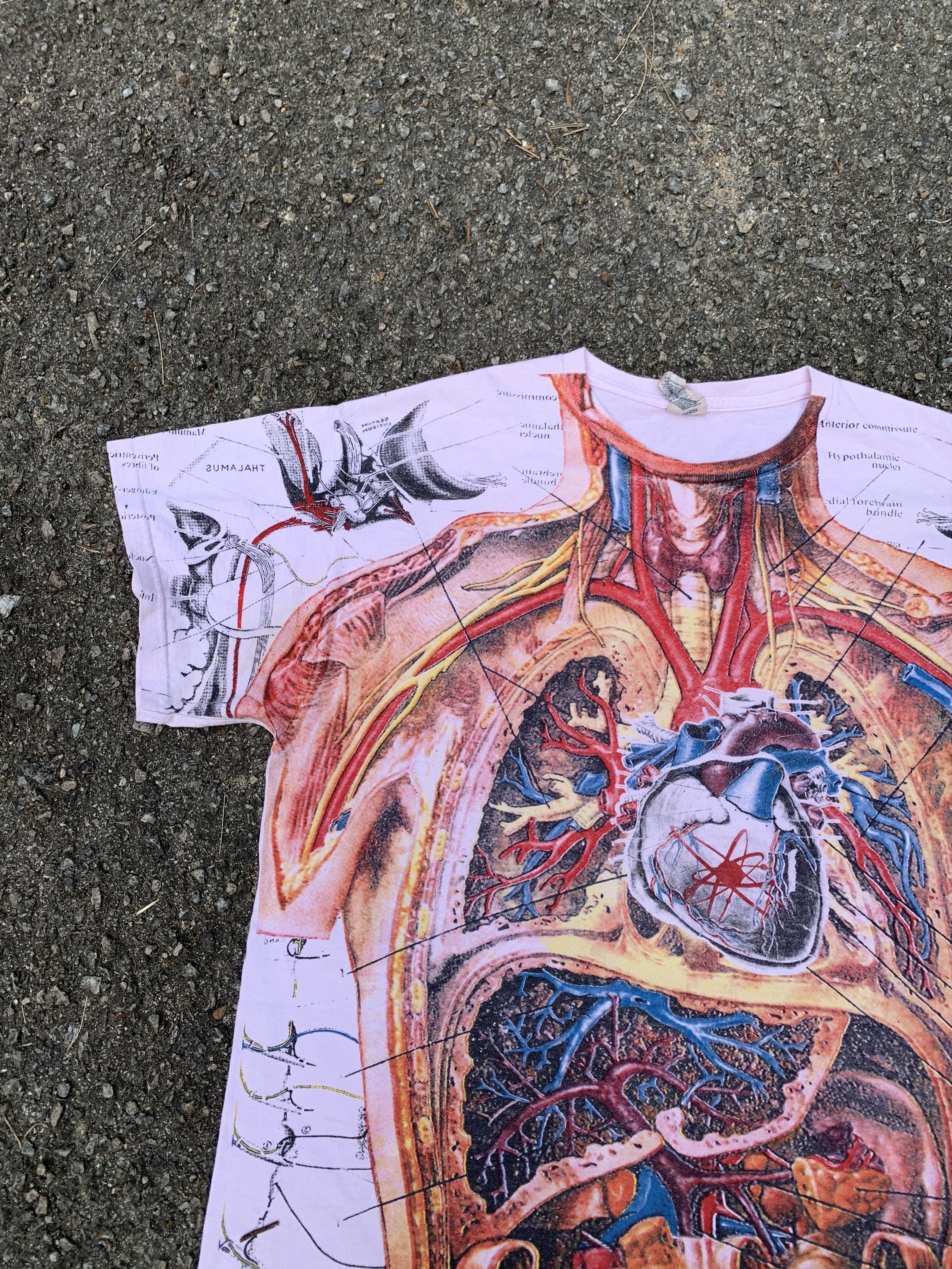 Band Tees 🔥Strung Out Punk Rock Band Fullprint Anatomy Tee Size US L / EU 52-54 / 3 - 4 Thumbnail