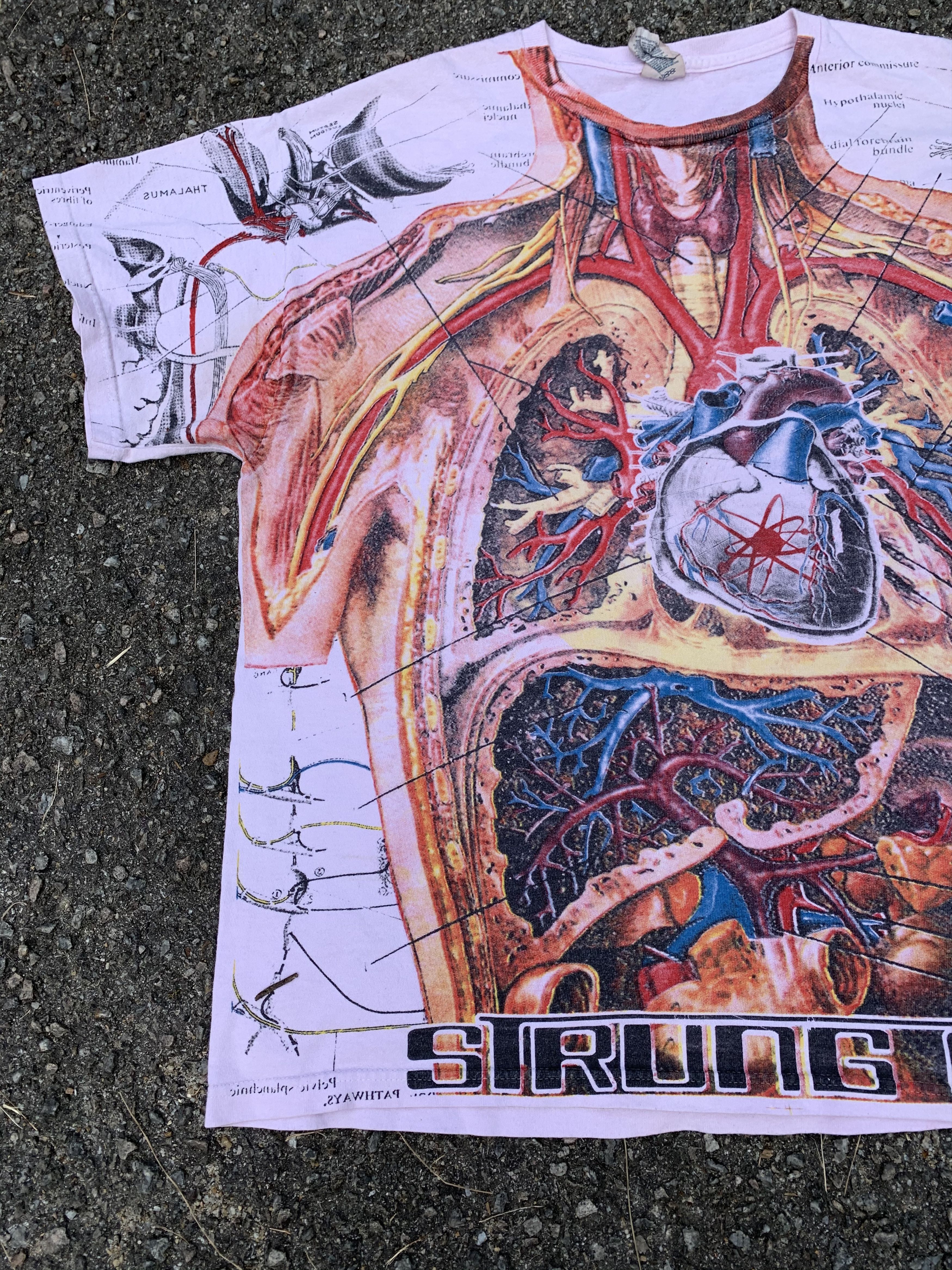 Band Tees 🔥Strung Out Punk Rock Band Fullprint Anatomy Tee Size US L / EU 52-54 / 3 - 5 Thumbnail