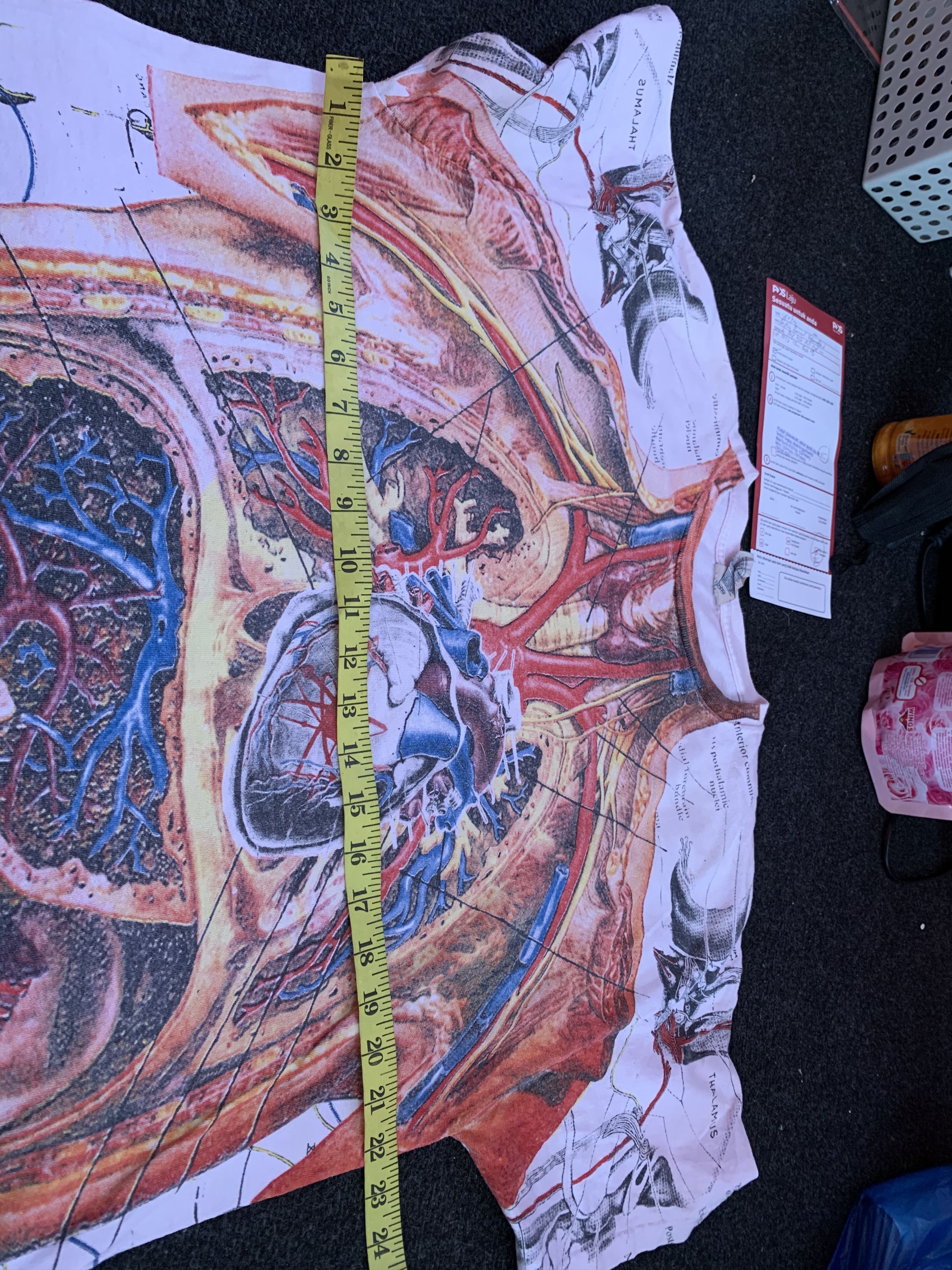 Band Tees 🔥Strung Out Punk Rock Band Fullprint Anatomy Tee Size US L / EU 52-54 / 3 - 13 Thumbnail