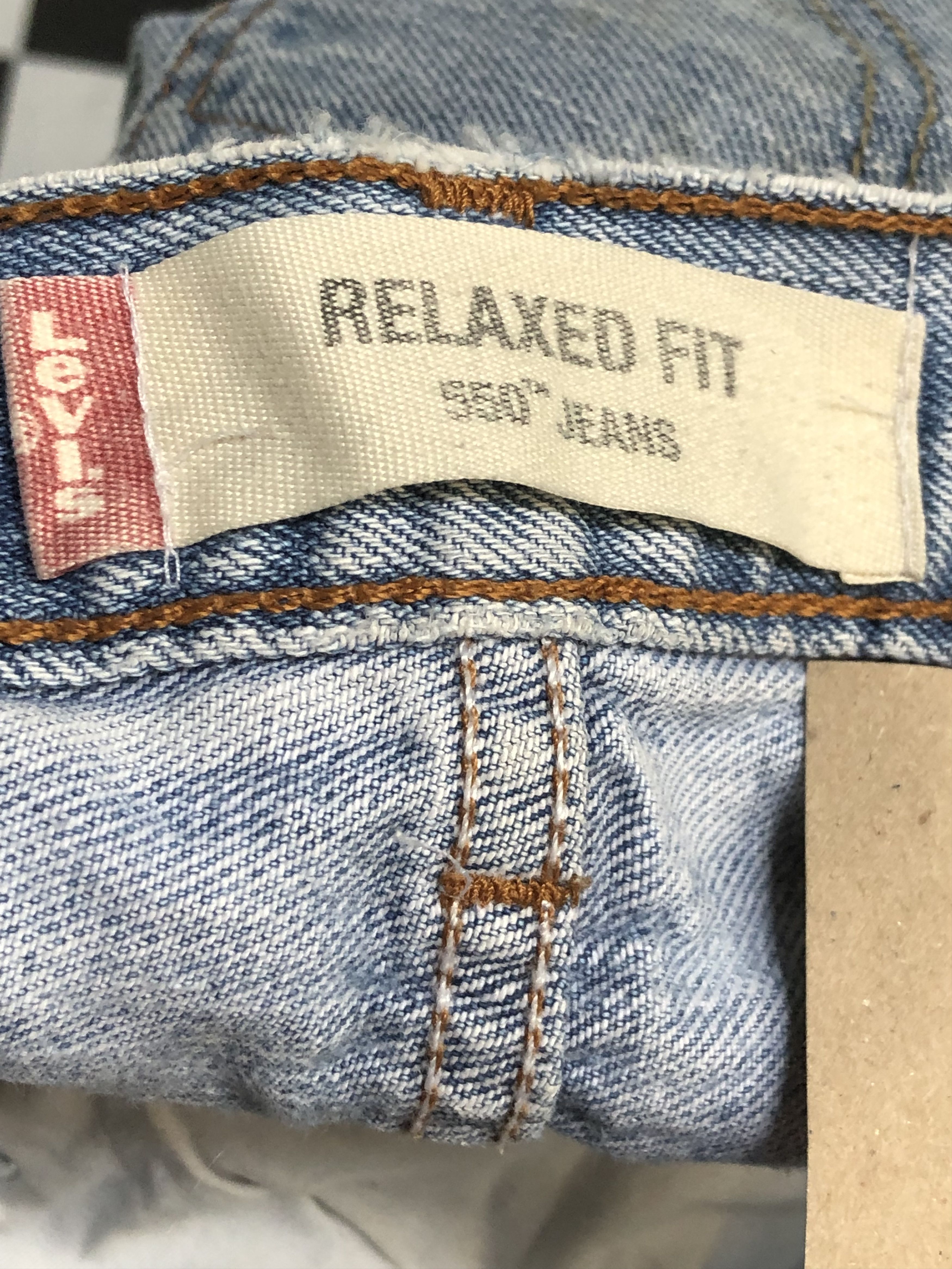 Levi's × Vintage Vintage Levis 550 Relaxed Fit Distressed Denim Jeans L348 Size US 33 - 13 Thumbnail