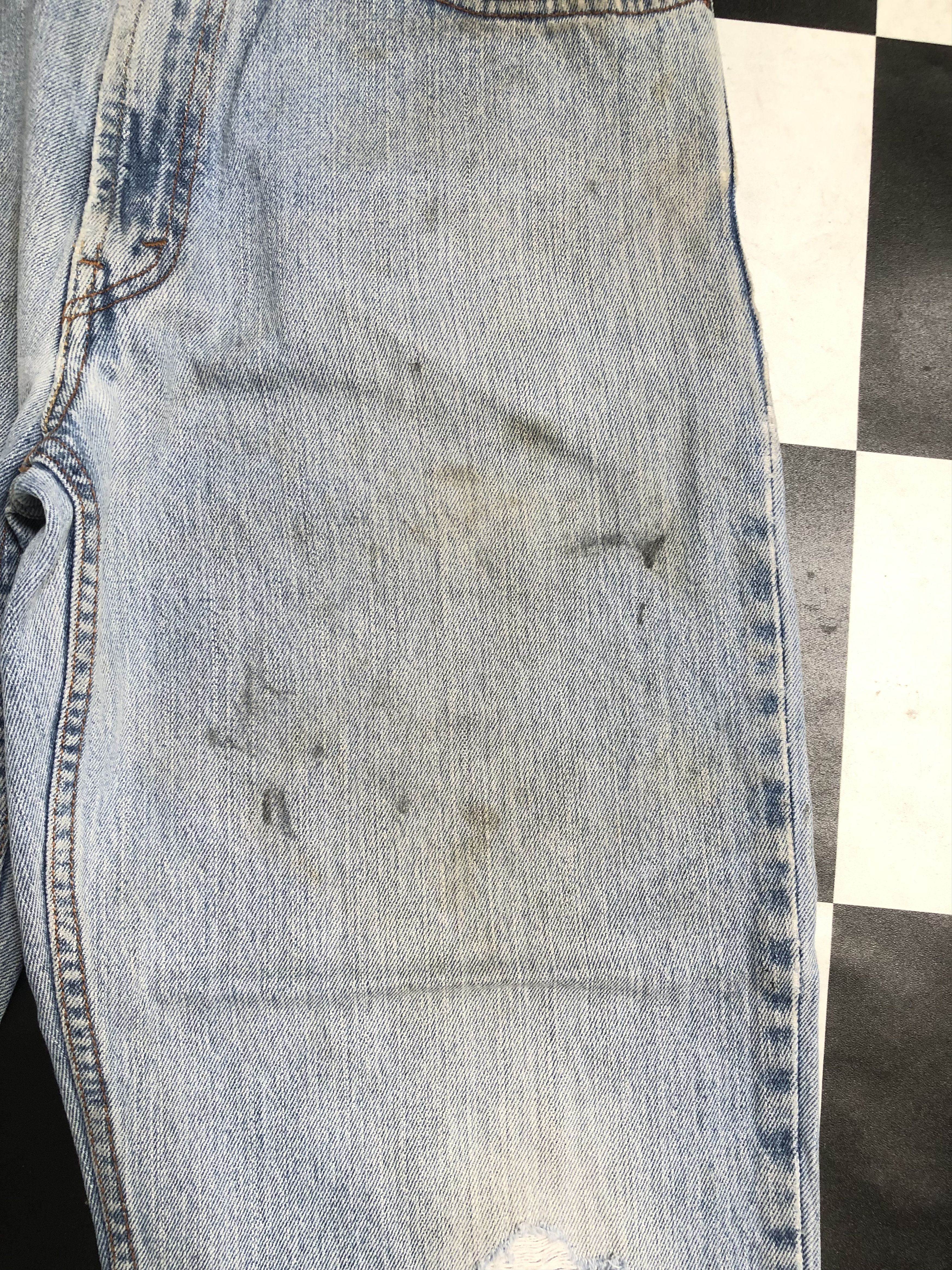 Levi's × Vintage Vintage Levis 550 Relaxed Fit Distressed Denim Jeans L348 Size US 33 - 7 Thumbnail