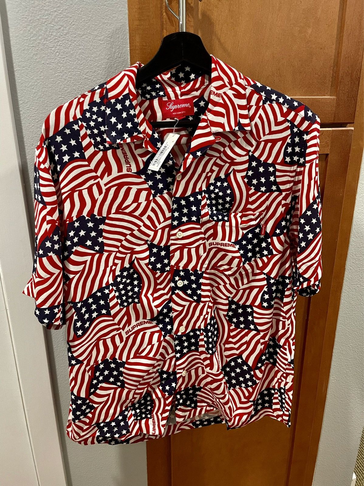 Supreme Supreme Flags Rayon S/S Shirt | Grailed