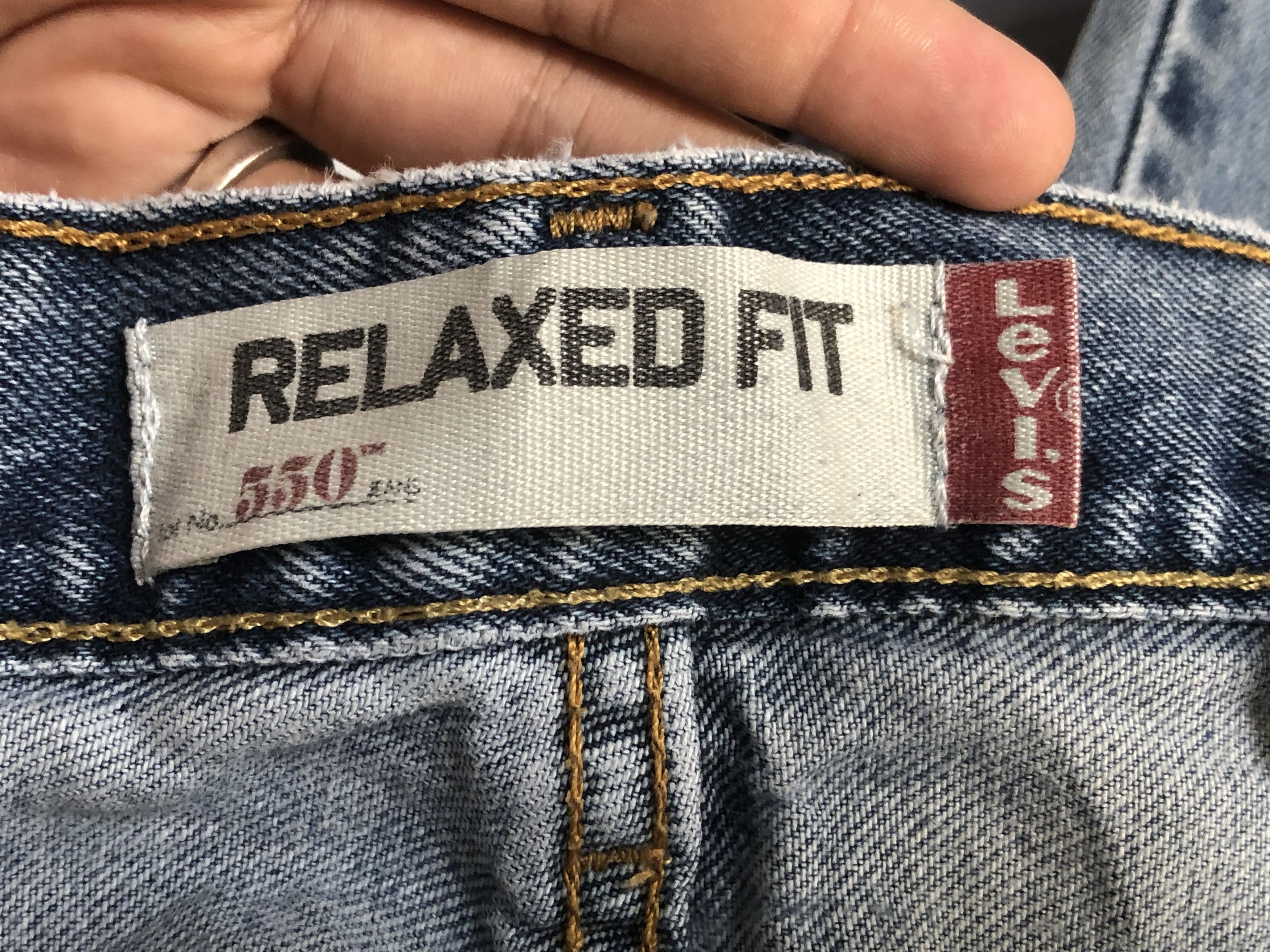 Levi's × Vintage Vintage Levis 550 Relaxed Fit Jean L337 Size US 34 / EU 50 - 12 Thumbnail