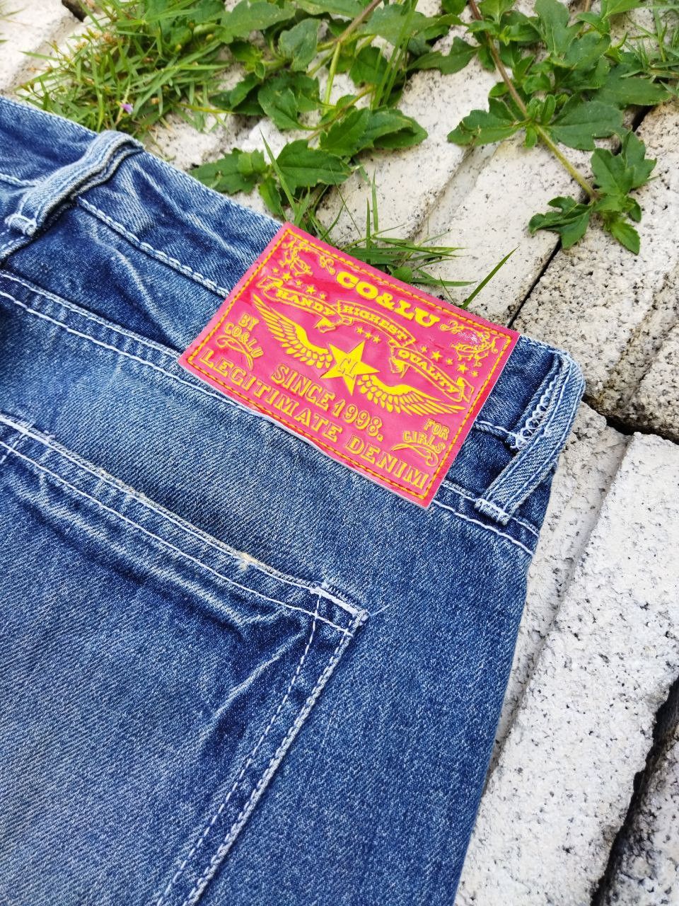 Japanese Brand Co&Lu Japan Hysteric Style Patches + Painted Jeans Size US 32 / EU 48 - 11 Thumbnail