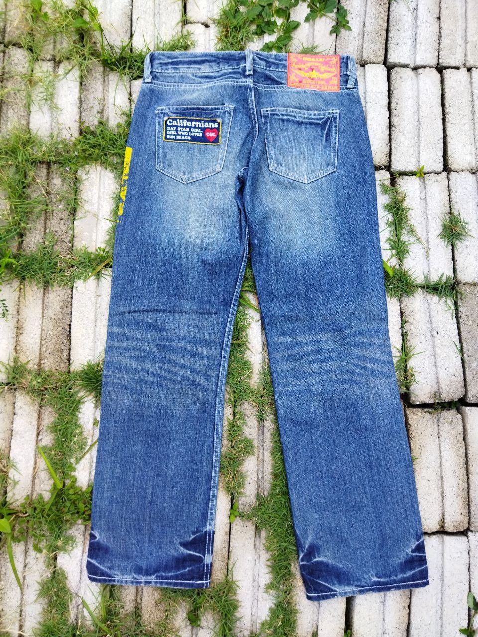 Japanese Brand Co&Lu Japan Hysteric Style Patches + Painted Jeans Size US 32 / EU 48 - 9 Thumbnail