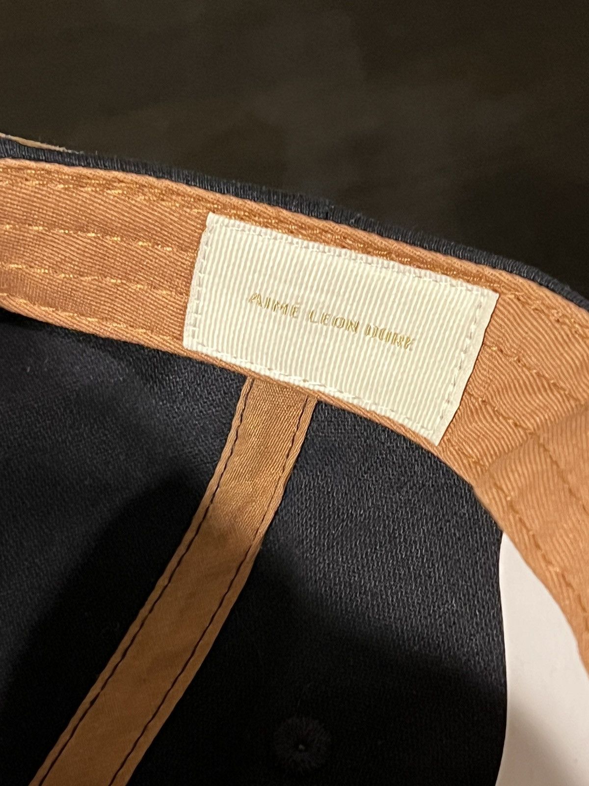 Aime Leon Dore FW20 Aimé Leon Dore Cavalry Suede Leather Wool Navy Cap Hat Size ONE SIZE - 6 Thumbnail