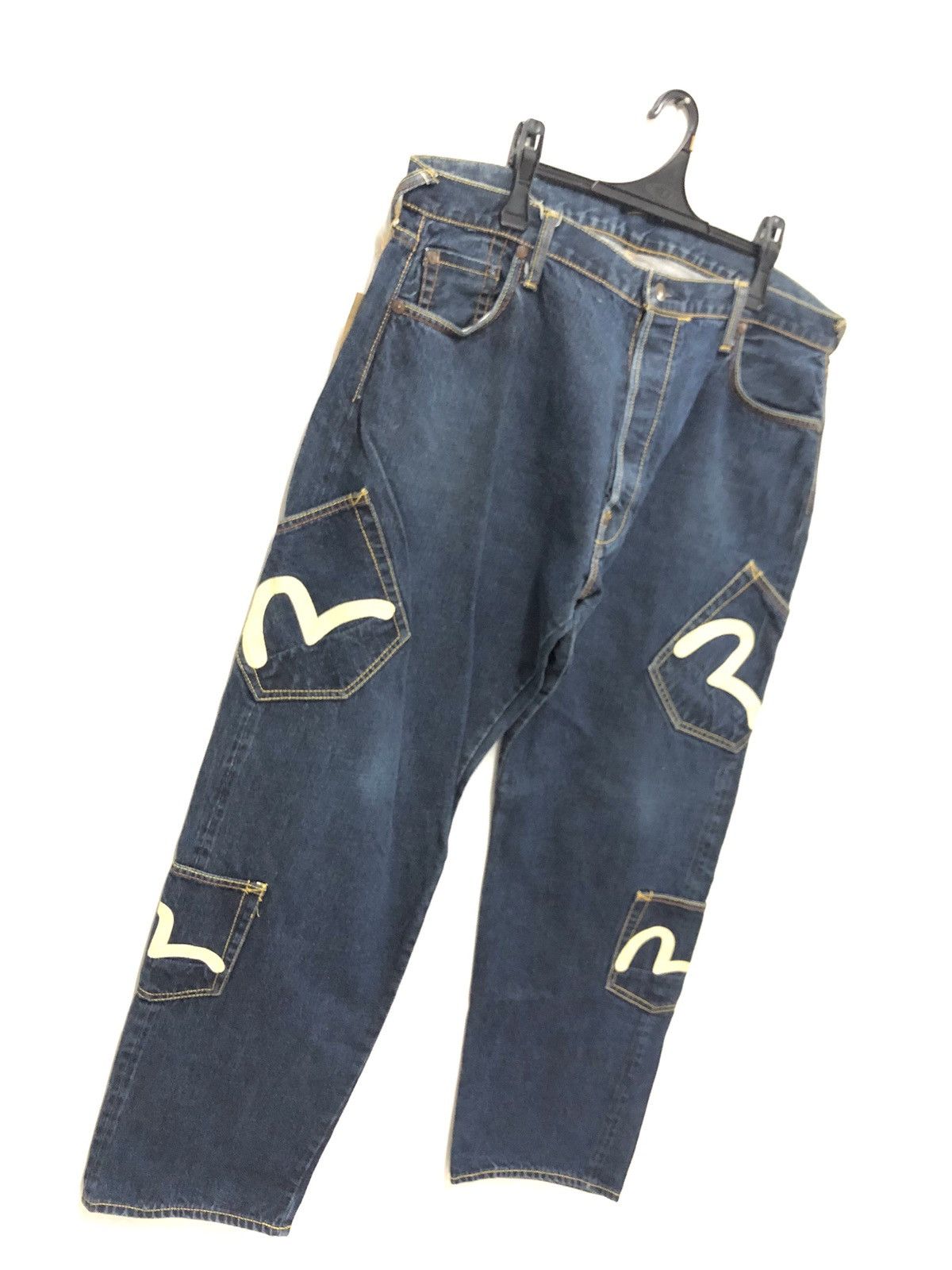 Evisu Evisu Genes Osaka multipocket Selvedge Jeans big size | Grailed