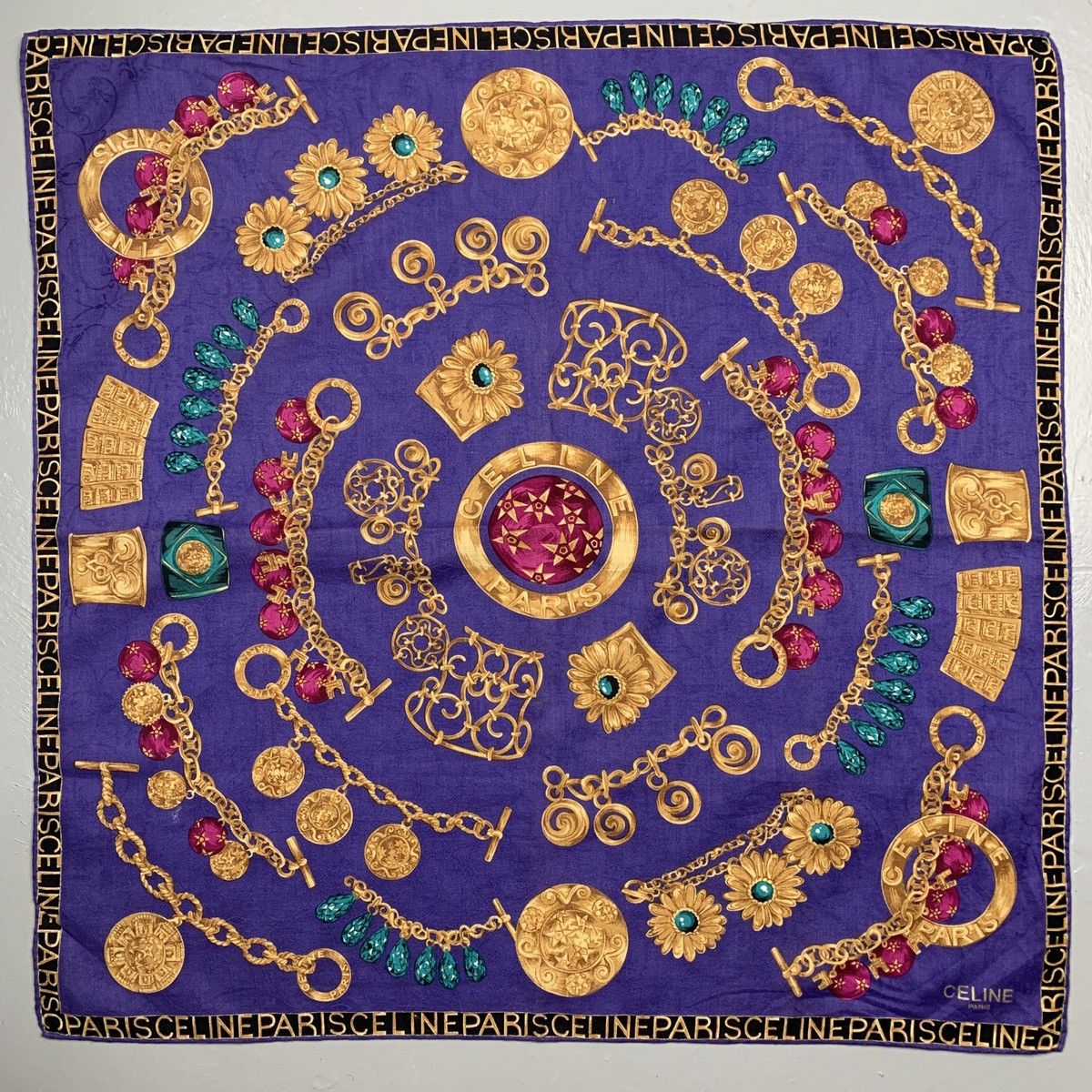 Celine Celine Vintage Handkerchief / Bandana Size ONE SIZE - 2 Thumbnail