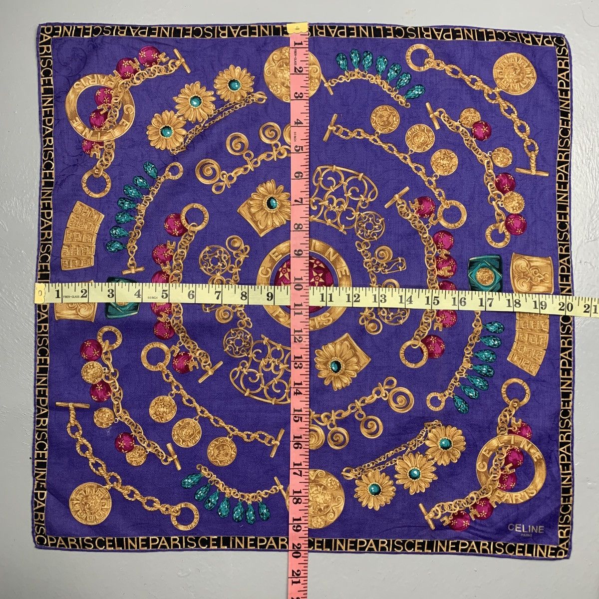Celine Celine Vintage Handkerchief / Bandana Size ONE SIZE - 6 Thumbnail