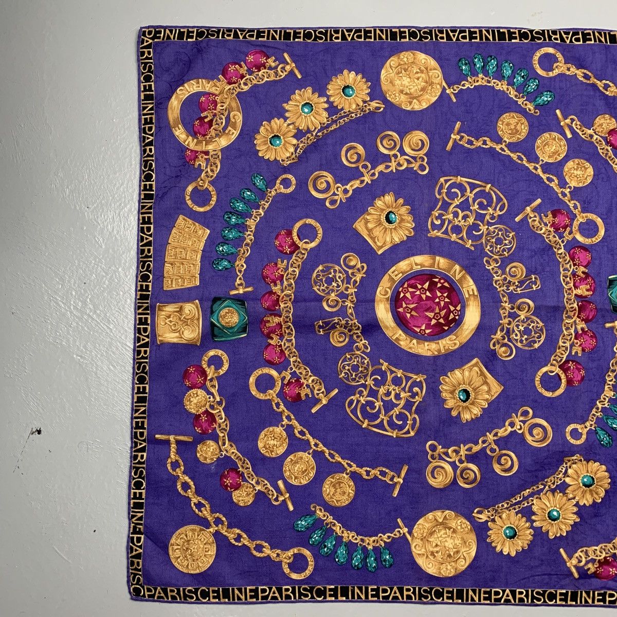 Celine Celine Vintage Handkerchief / Bandana Size ONE SIZE - 5 Thumbnail