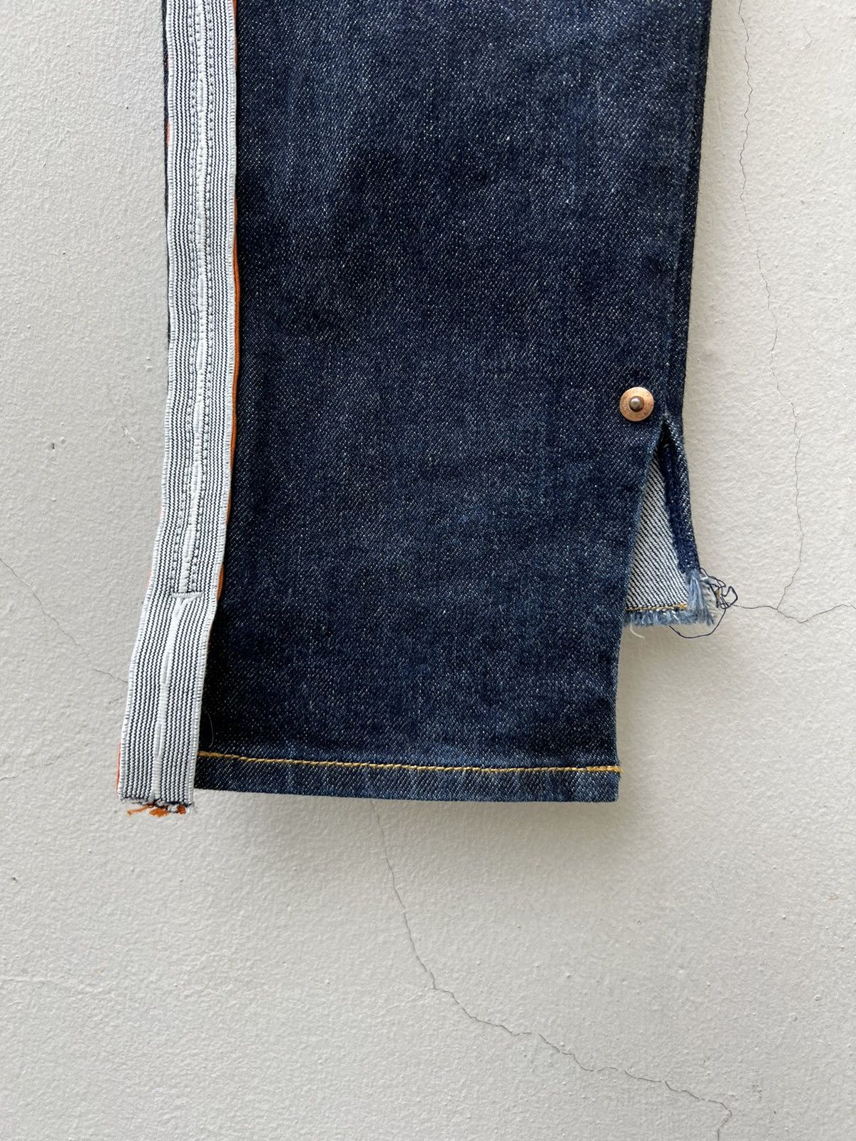 Sasquatchfabrix Sasquatchfabrix Japan Side Tape Cropped Denim Jeans Size US 32 / EU 48 - 13 Thumbnail