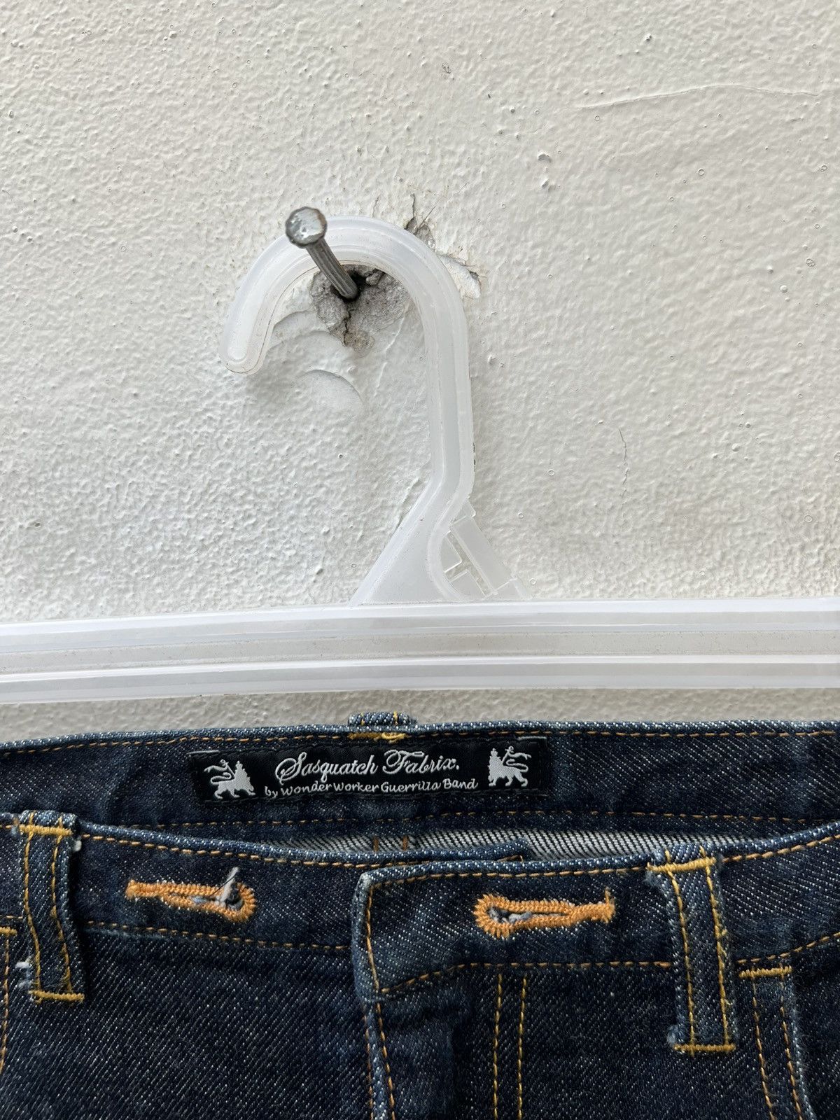 Sasquatchfabrix Sasquatchfabrix Japan Side Tape Cropped Denim Jeans Size US 32 / EU 48 - 9 Thumbnail